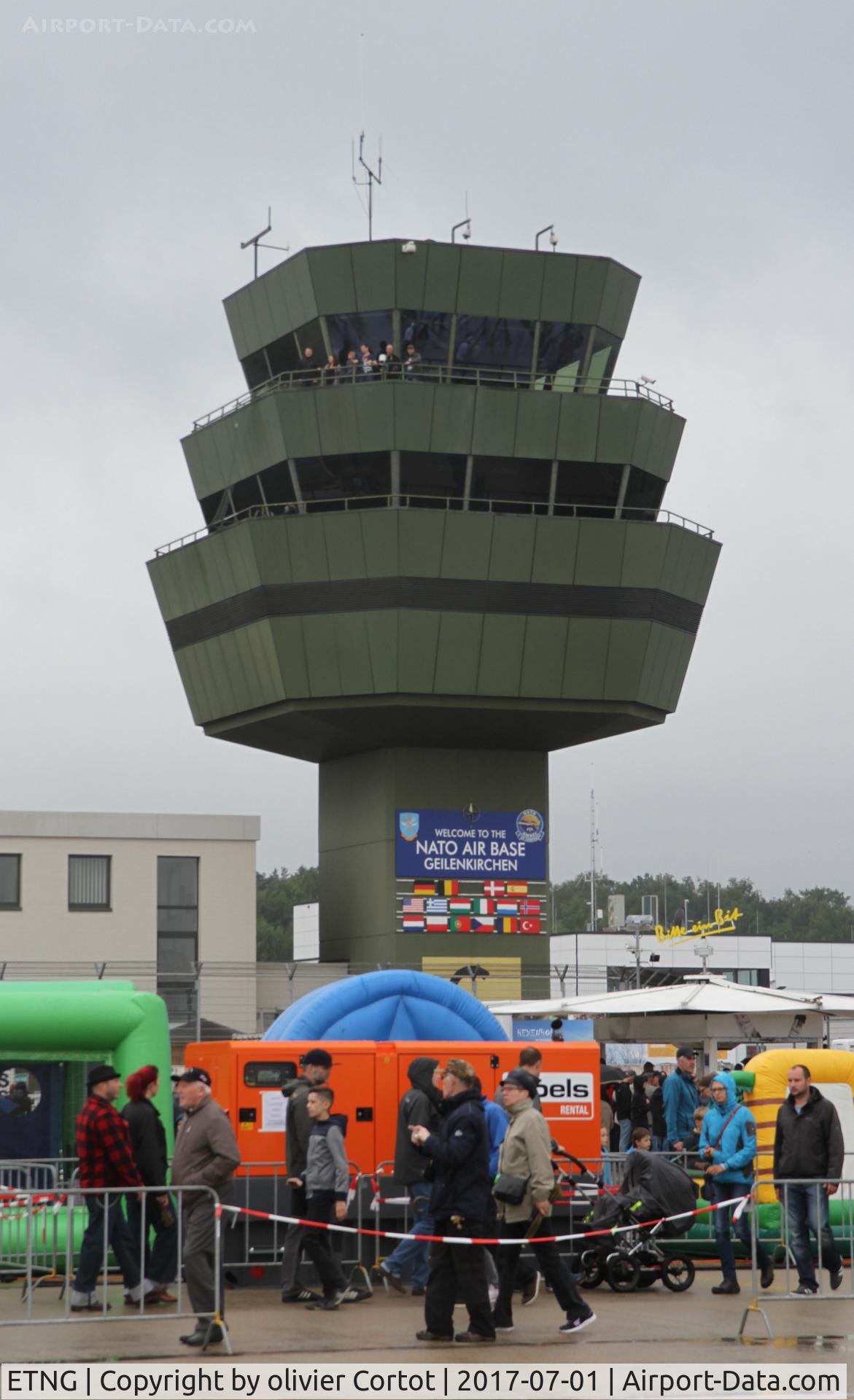 NATO Air Base Geilenkirchen Airport, Geilenkirchen Germany (ETNG) - the control tower