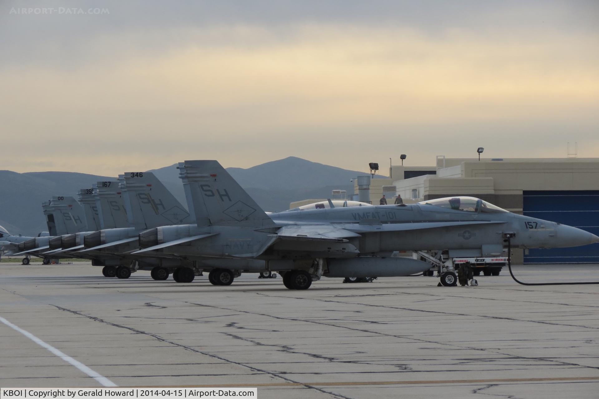 Boise Air Terminal/gowen Fld Airport (BOI) - Parked on south GA ramp. VMFAT-101 