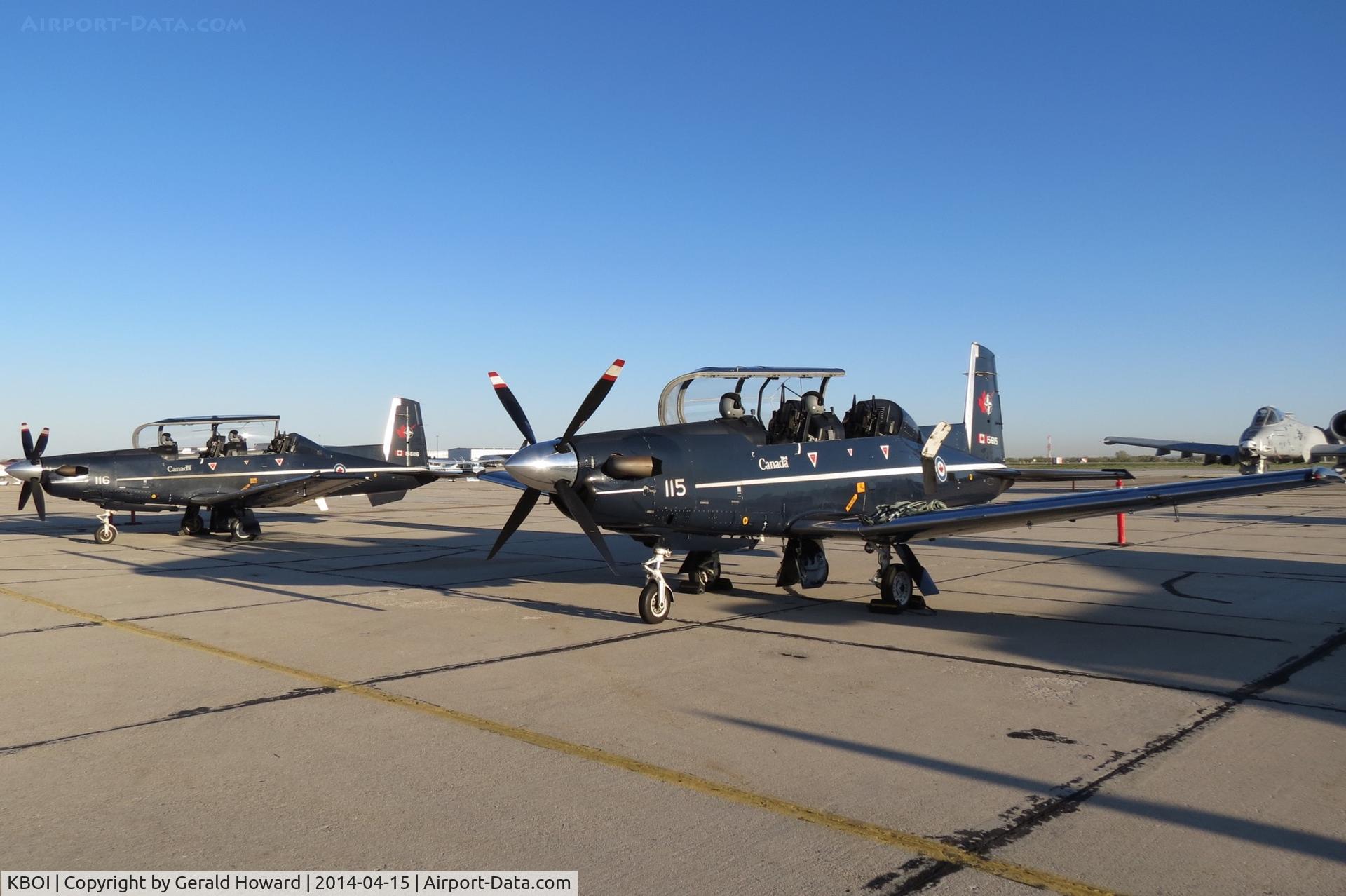 Boise Air Terminal/gowen Fld Airport (BOI) - Two aircraft from No.2 CFFTS, Moose Jaw, Saskatchewan, Canada.
