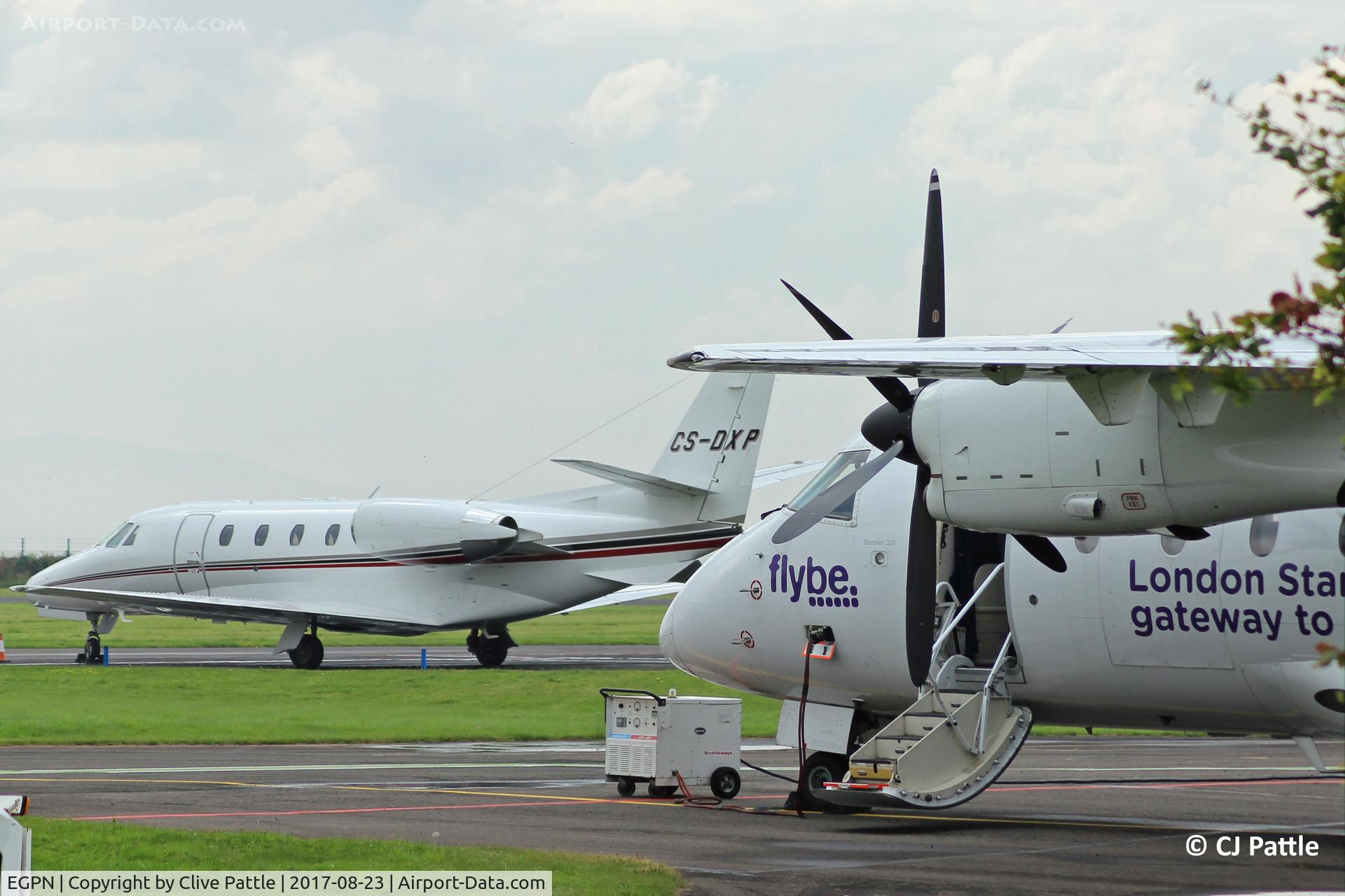 Dundee Airport, Dundee, Scotland United Kingdom (EGPN) - Airfield scene at Dundee