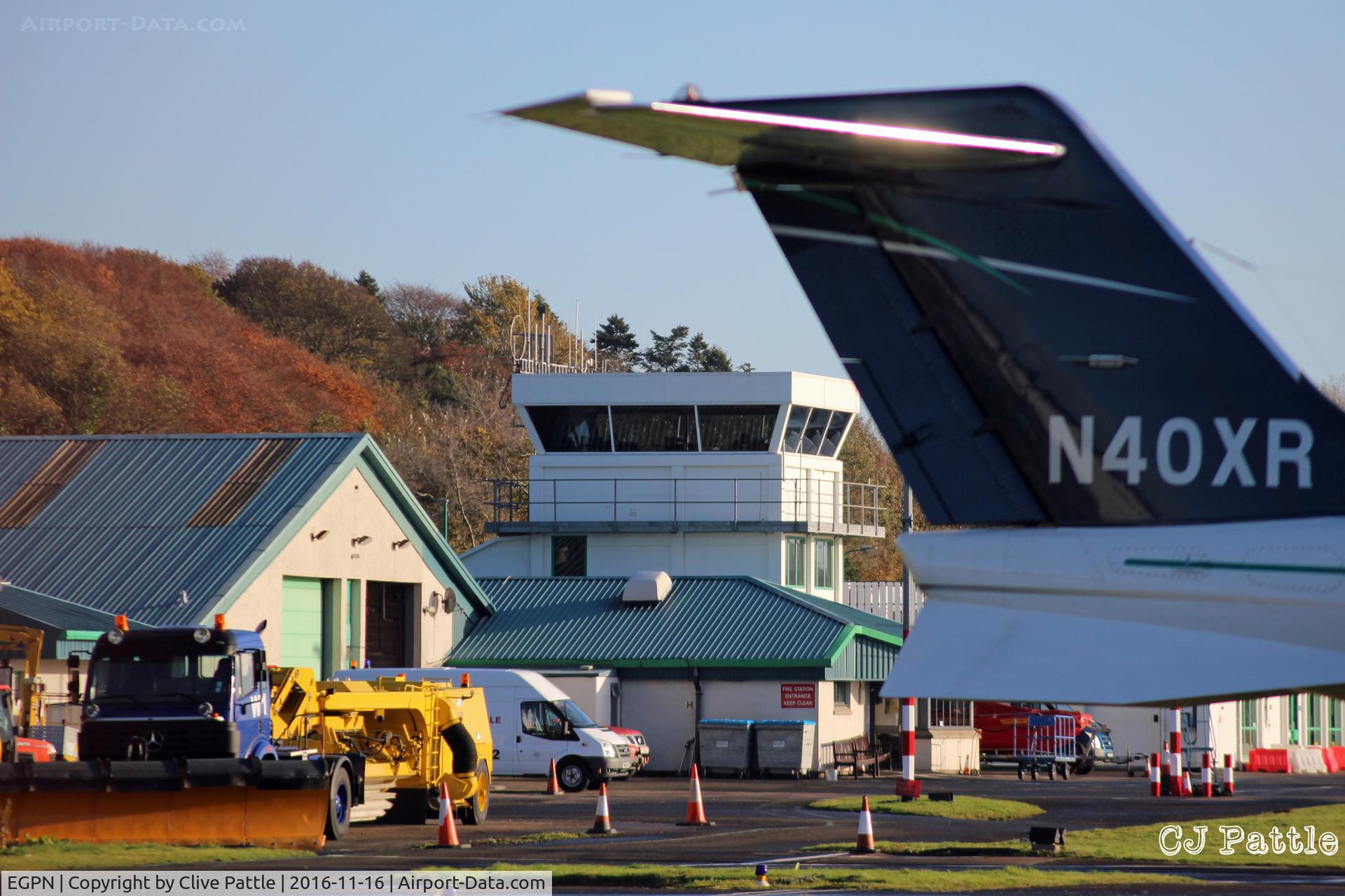 Dundee Airport, Dundee, Scotland United Kingdom (EGPN) - Terminal and apron view at Dundee
