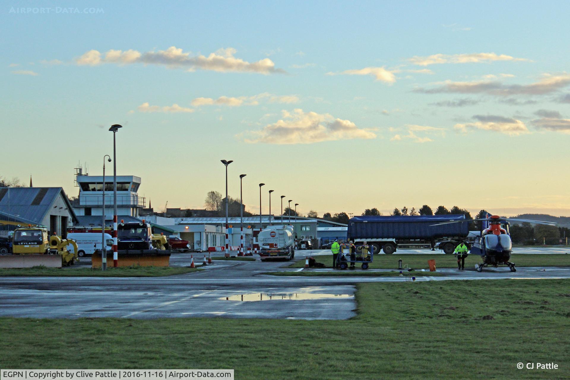 Dundee Airport, Dundee, Scotland United Kingdom (EGPN) - Dundee apron
