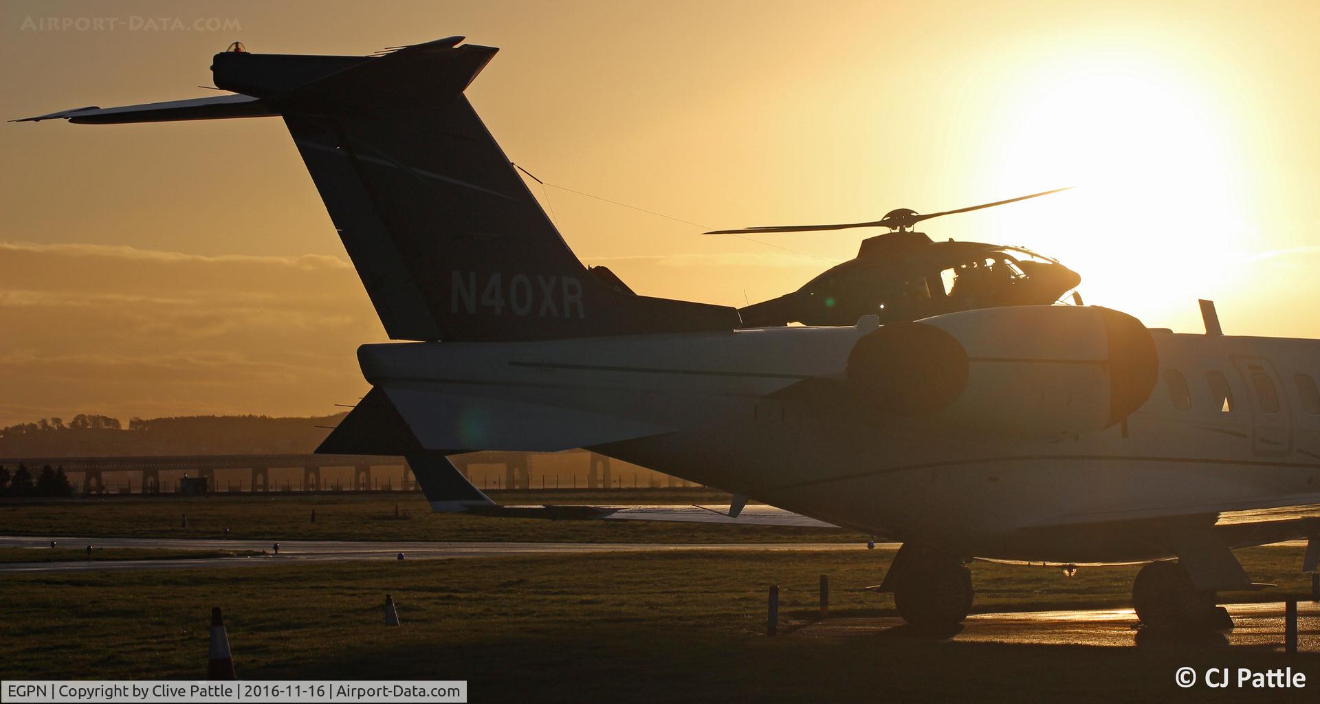 Dundee Airport, Dundee, Scotland United Kingdom (EGPN) - Busy Dundee morning