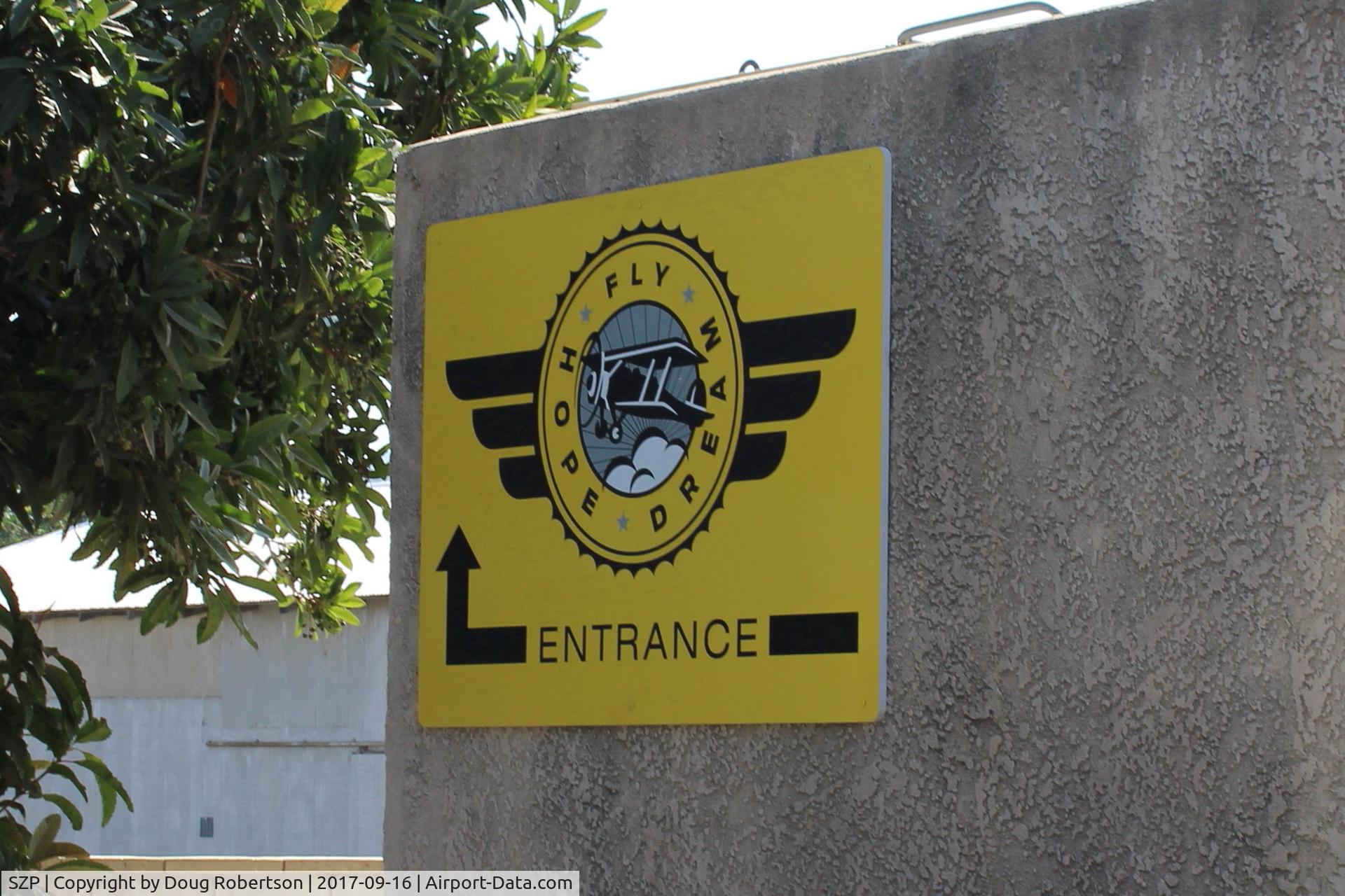 Santa Paula Airport (SZP) - Words To Live By
