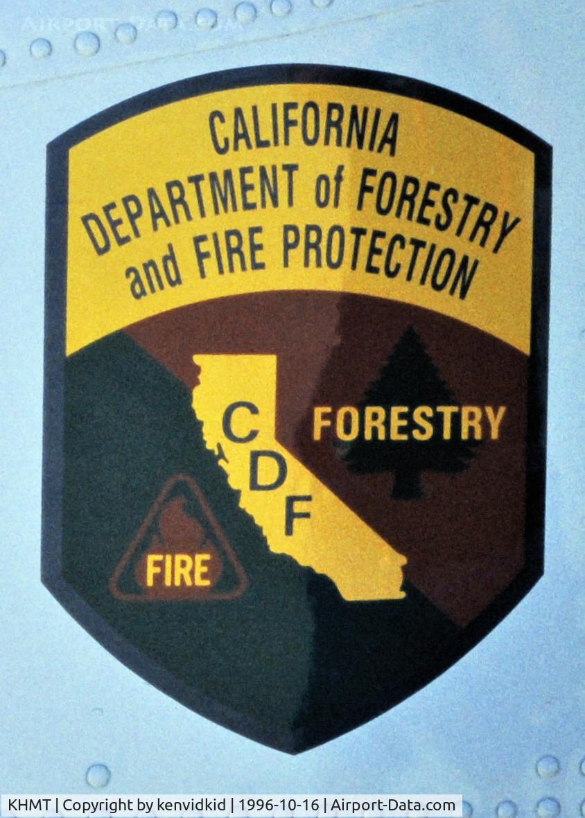 Hemet-ryan Airport, CDF badge.