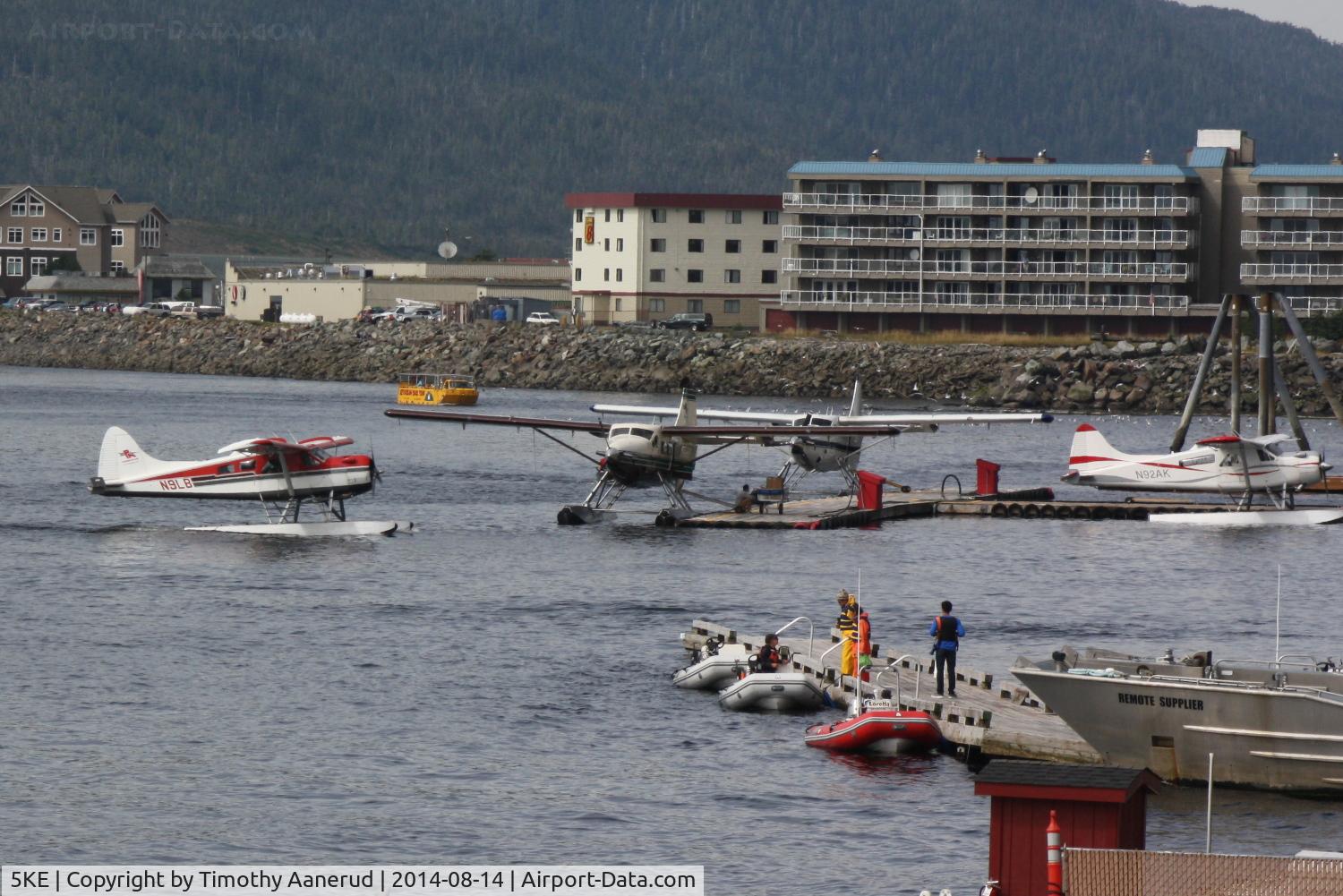 Ketchikan Harbor Seaplane Base (5KE) - Cruise ships keep this Seaplane Base busy