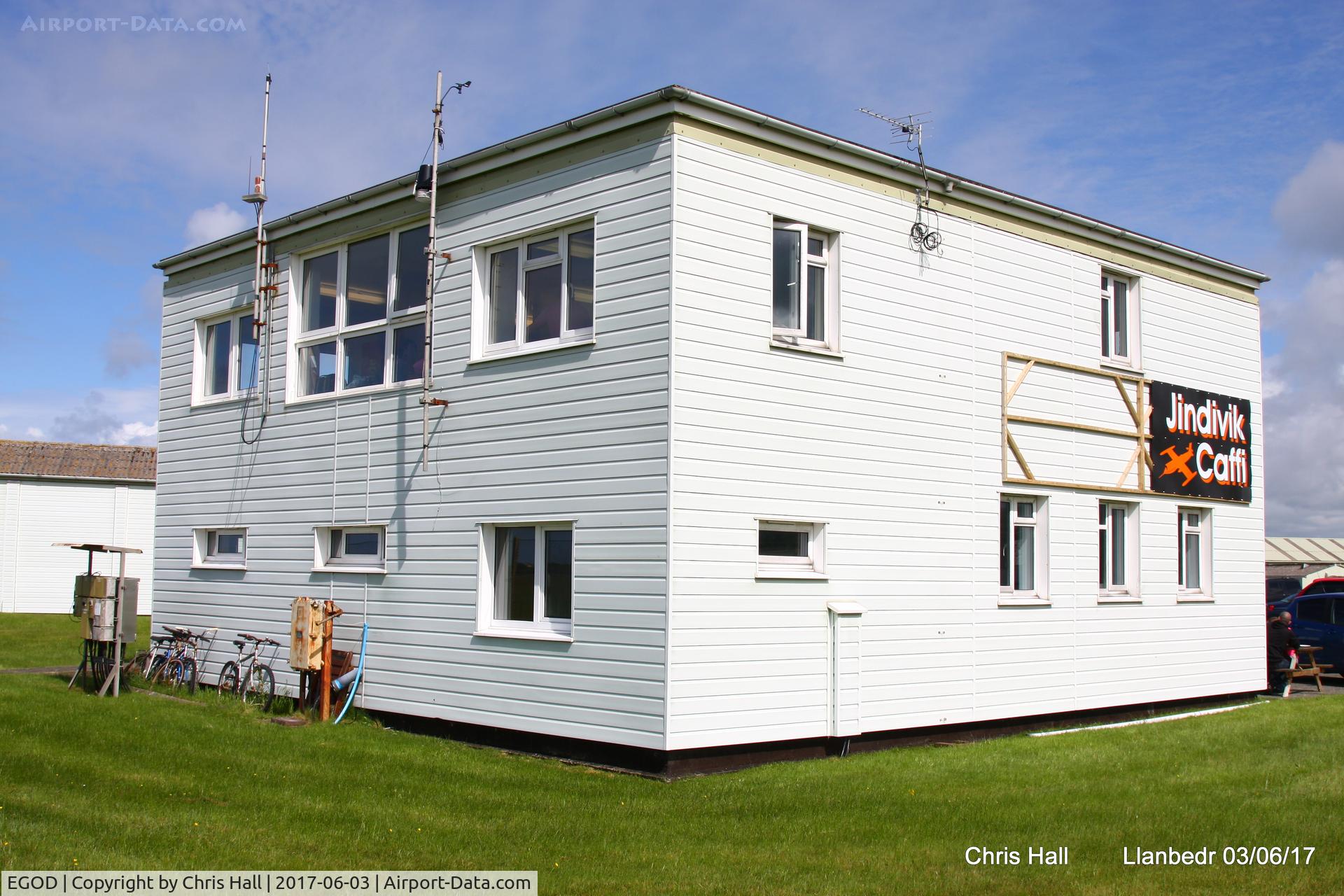 Llanbedr Airport, Llanbedr, Wales United Kingdom (EGOD) - former tower at Llanbedr now used as a cafe
