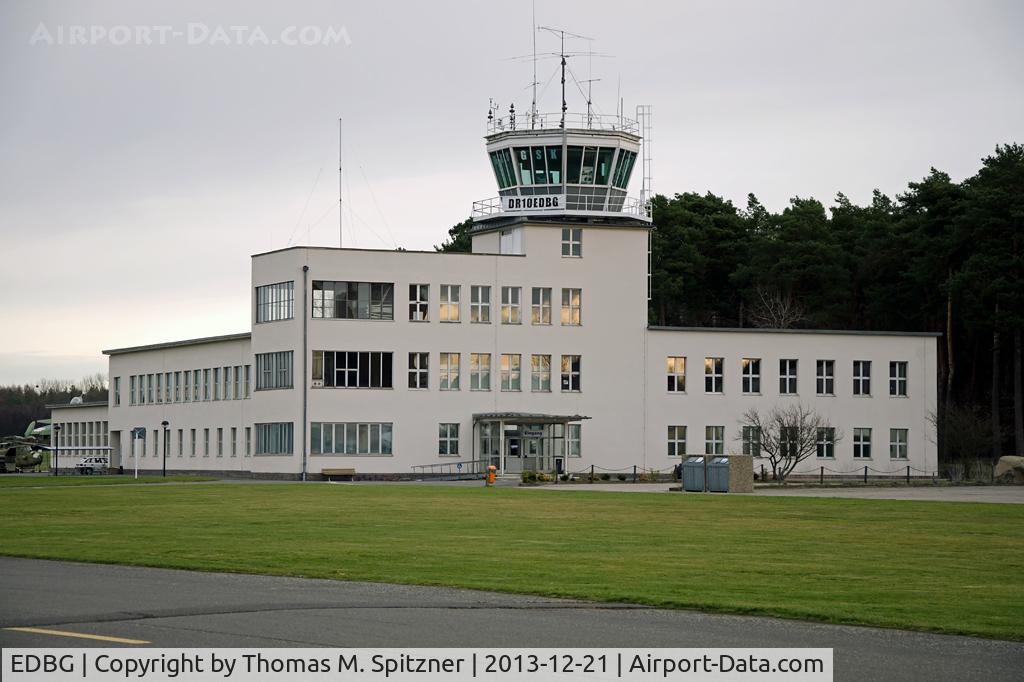 EDBG Airport - GWW/EDBG ( closed ) former tower building