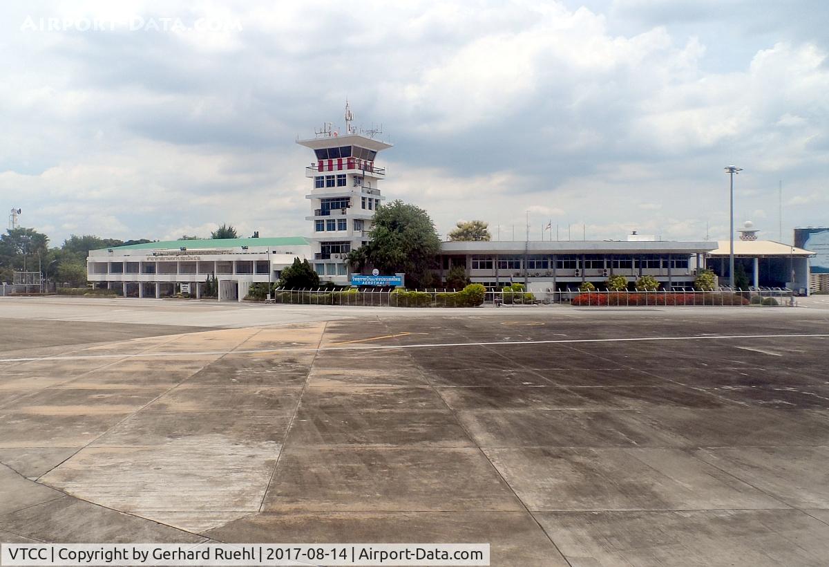 Chiang Mai International Airport, Chiang Mai Thailand (VTCC) - arrival from BKK ,the Tower