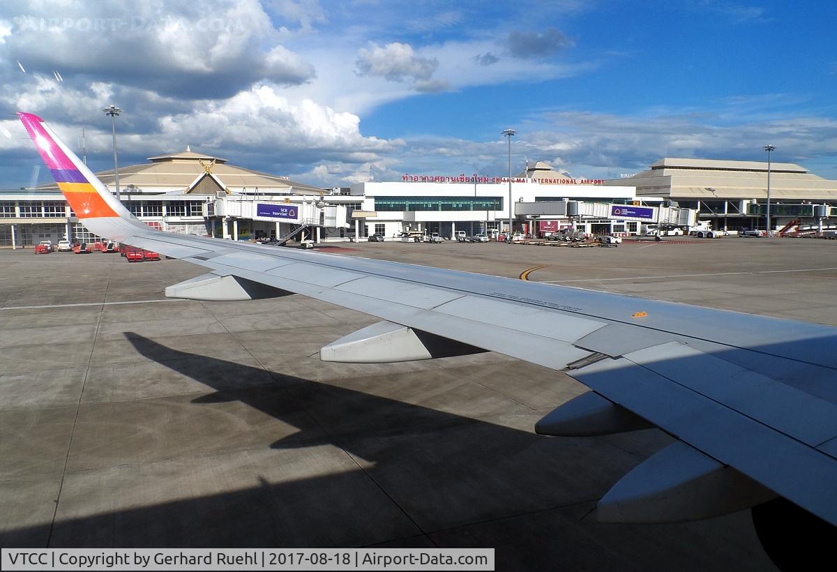 Chiang Mai International Airport, Chiang Mai Thailand (VTCC) - flight back to Bangkok with Thai Smile (HS-TXR)