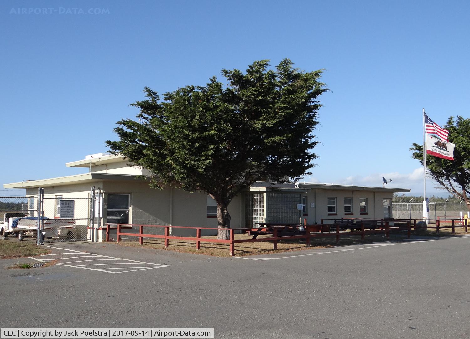 Jack Mc Namara Field Airport (CEC) - airport office of Jack Mc Namara Field airport, Crescent City CA