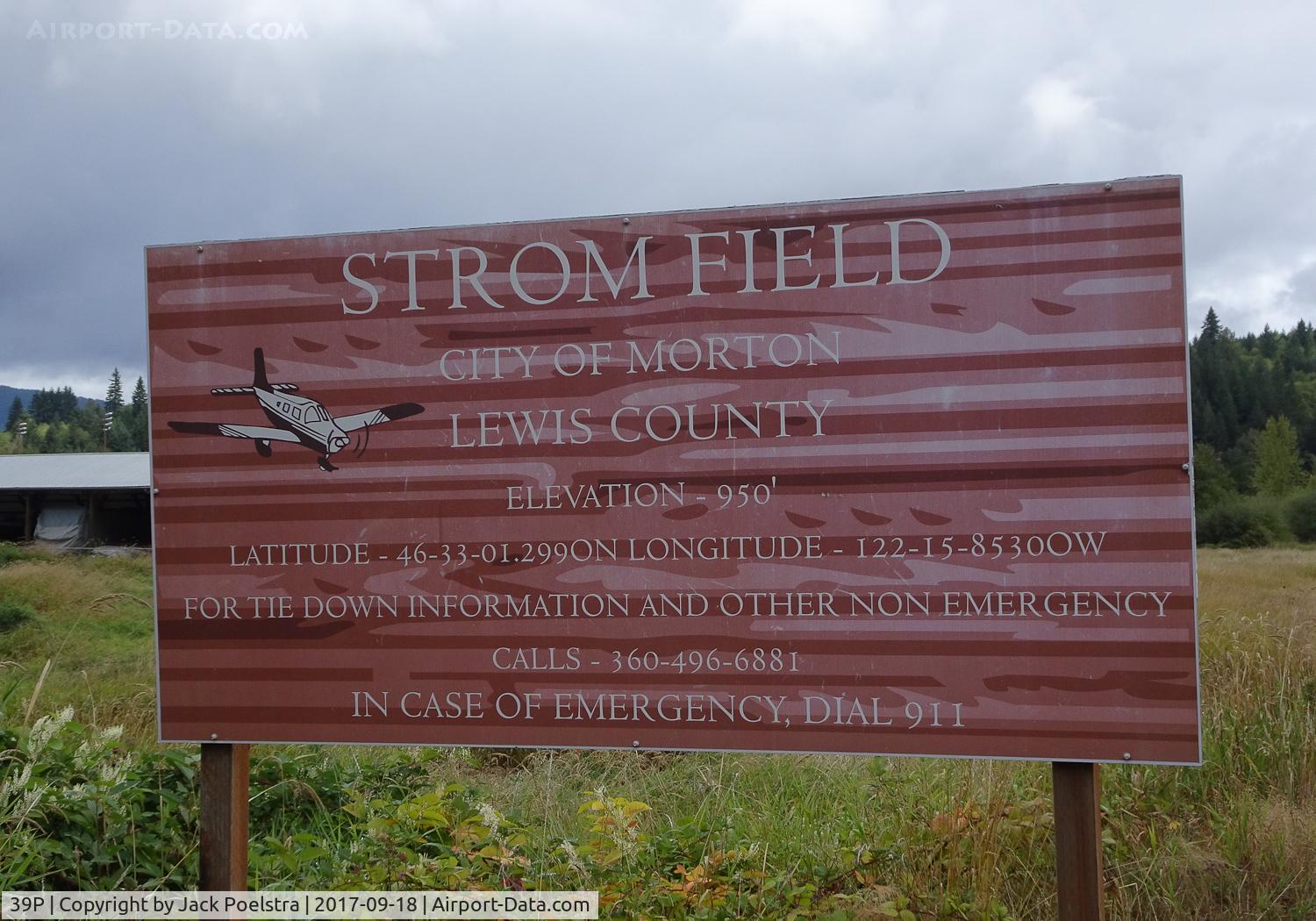 Strom Field Airport (39P) - Strom field airport WA