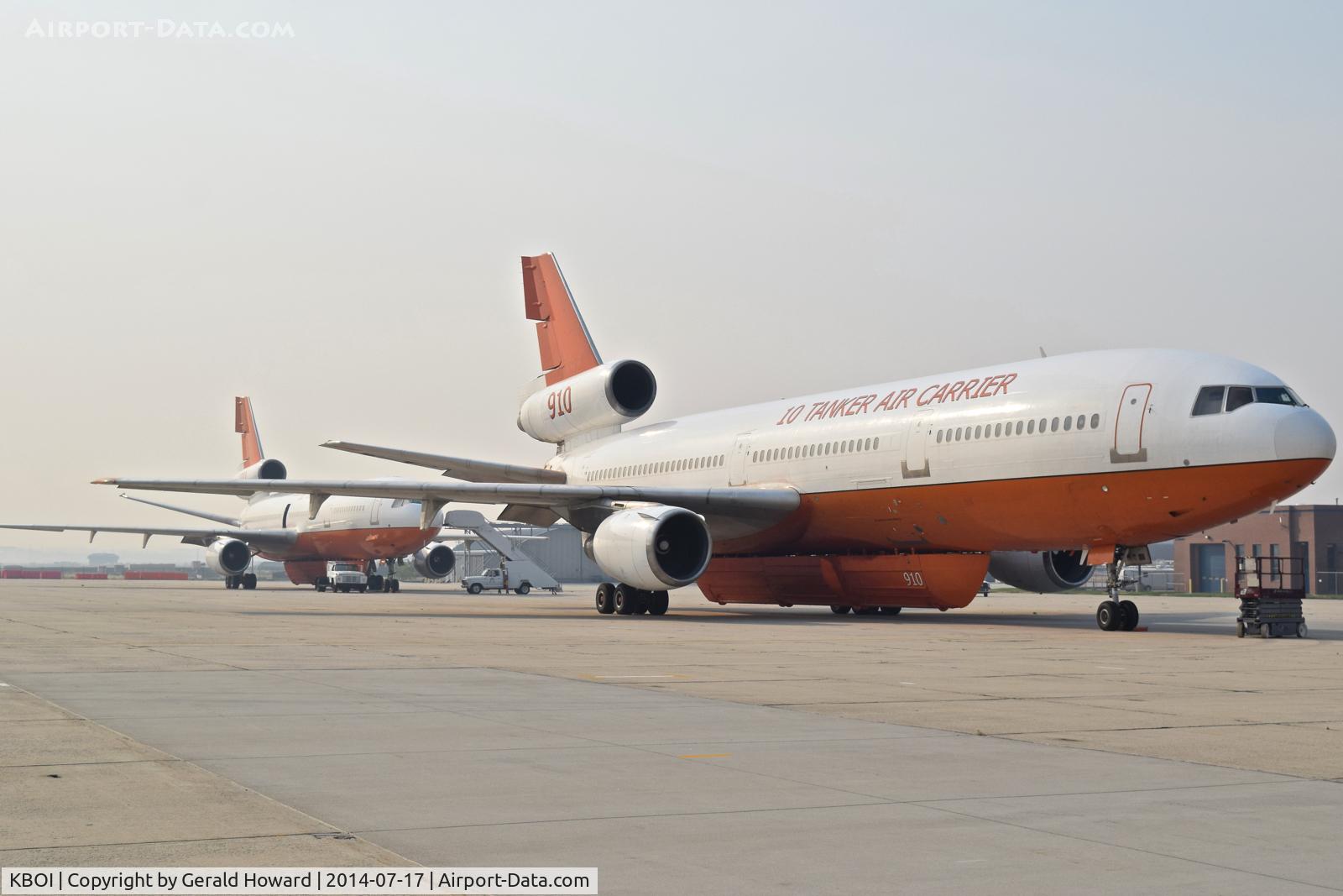 Boise Air Terminal/gowen Fld Airport (BOI) - Tankers 910 & 911 parked on the Idaho ANG ramp.