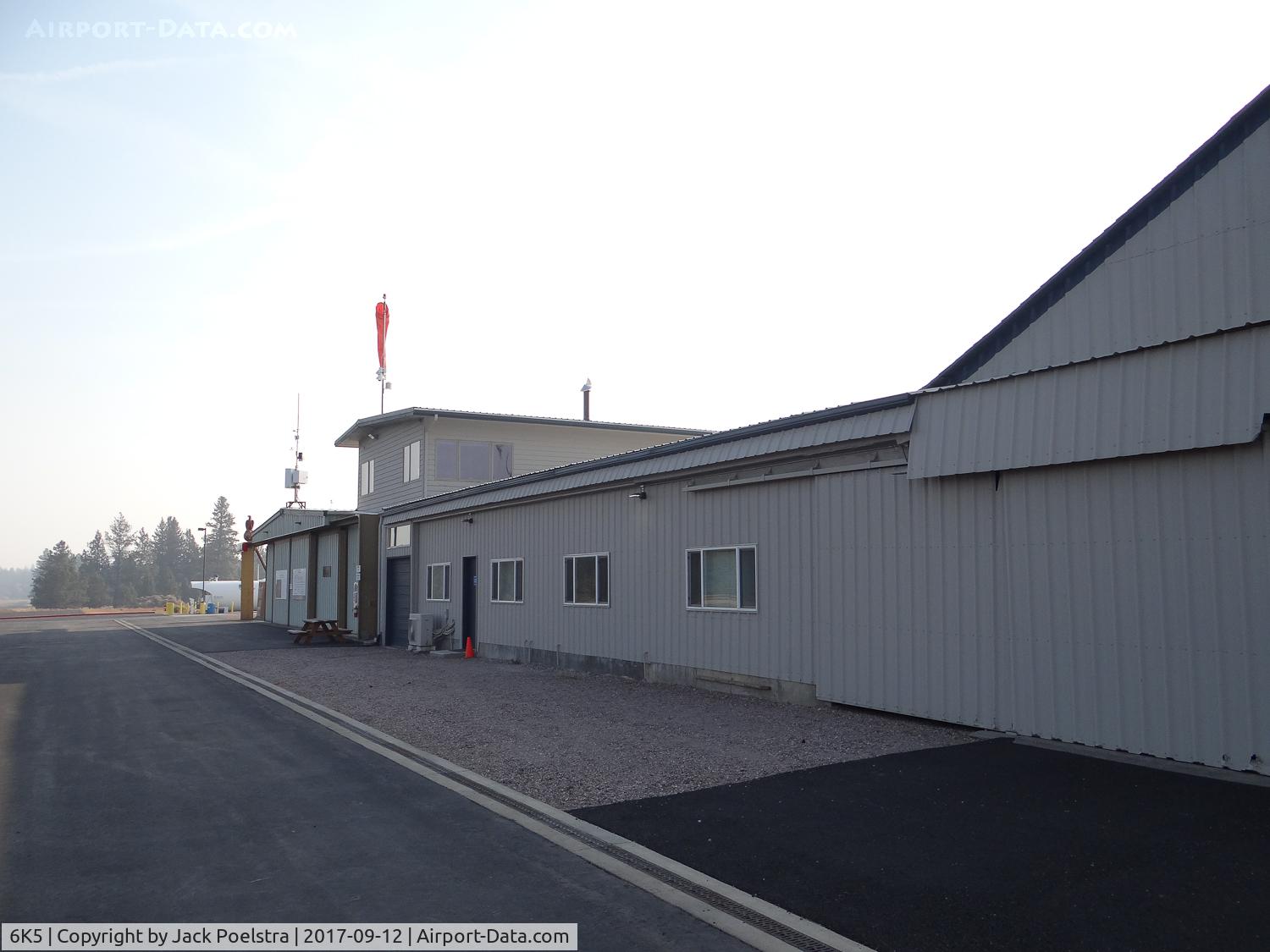 Sisters Eagle Air Airport (6K5) - Hangars and office at Sisters Eagle airport OR