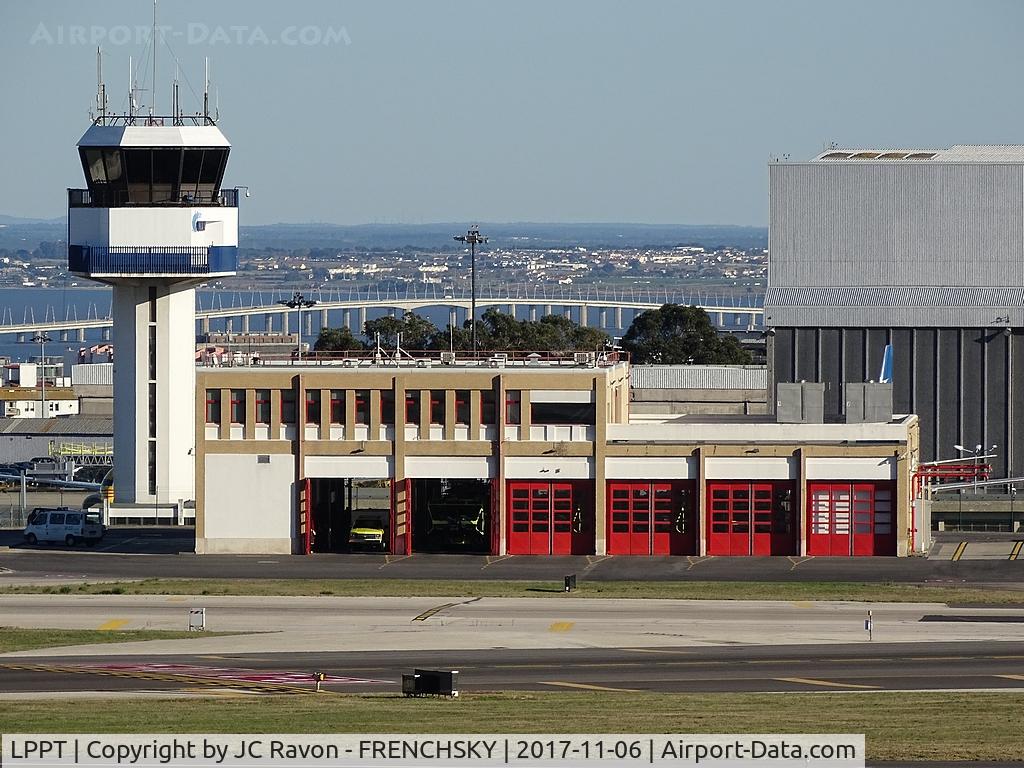 Portela Airport (Lisbon Airport), Portela, Loures (serves Lisbon) Portugal (LPPT) - fire station (Spotters zone - LPPT)