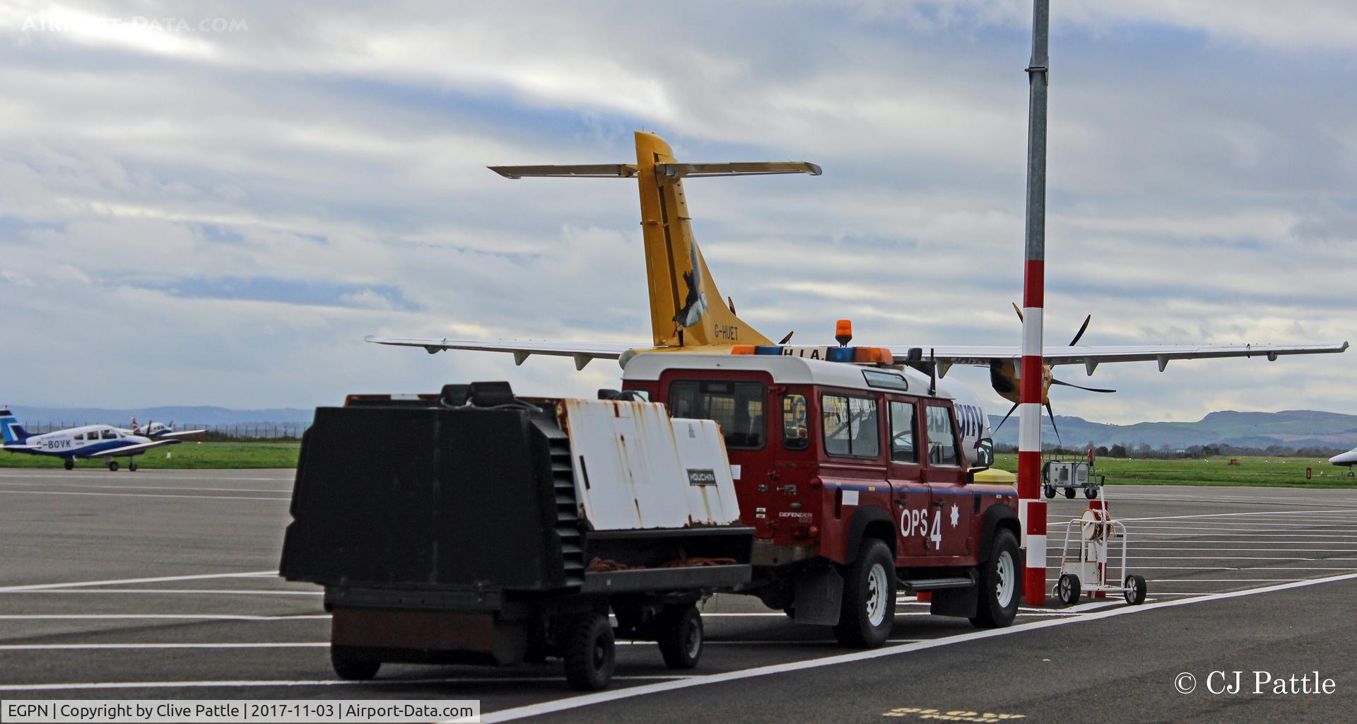 Dundee Airport, Dundee, Scotland United Kingdom (EGPN) - Dundee - apron operations