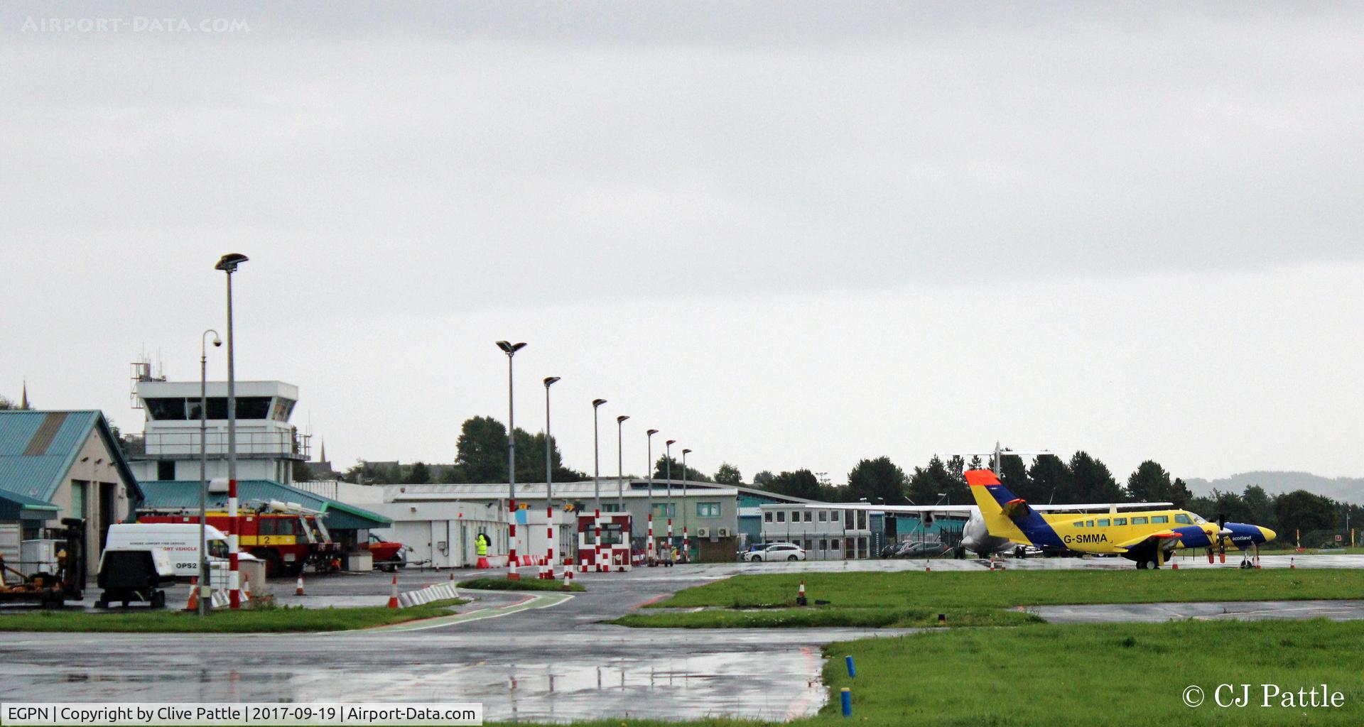 Dundee Airport, Dundee, Scotland United Kingdom (EGPN) - Dundee Terminal and apron