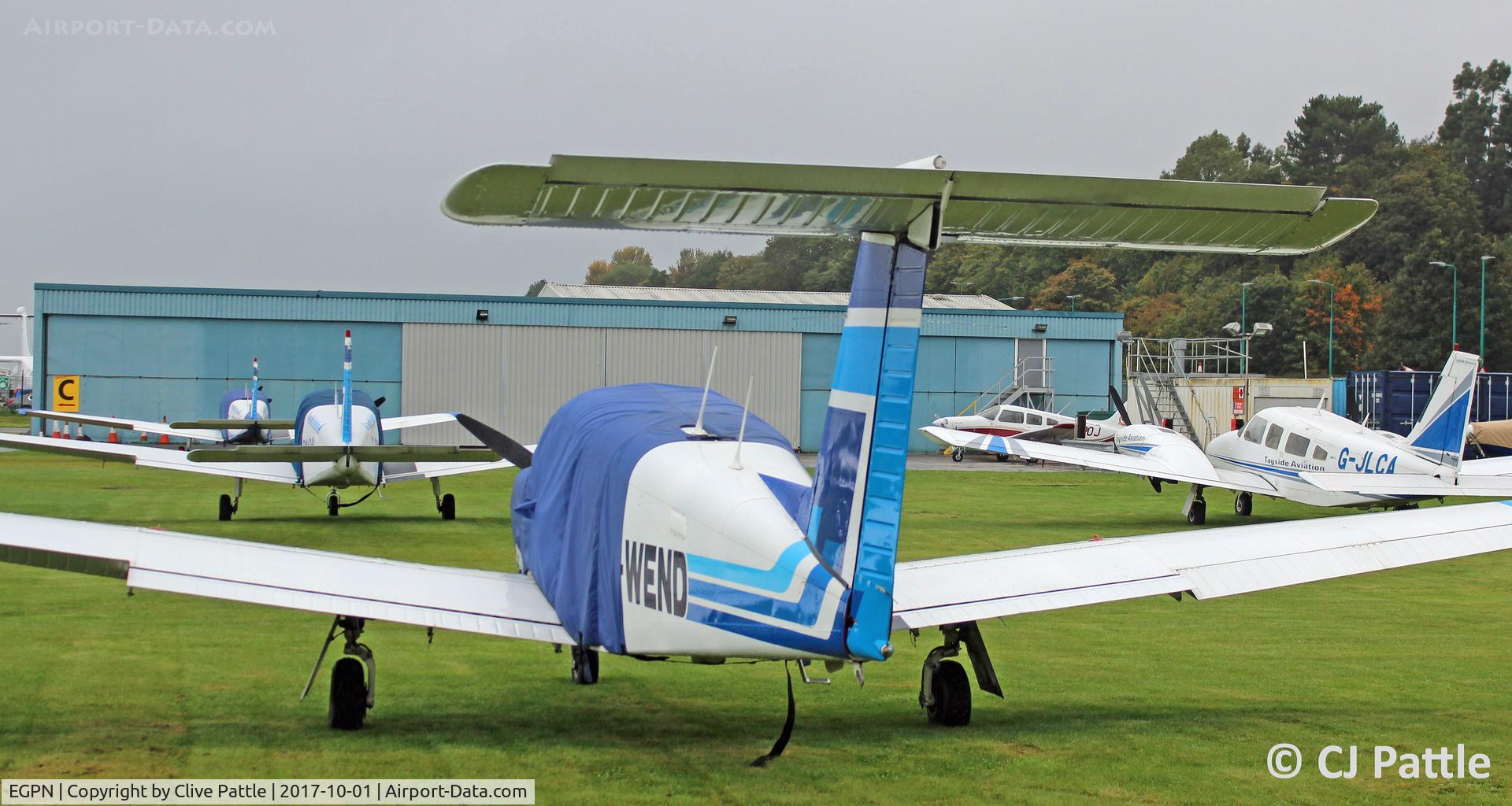 Dundee Airport, Dundee, Scotland United Kingdom (EGPN) - Dundee GA park