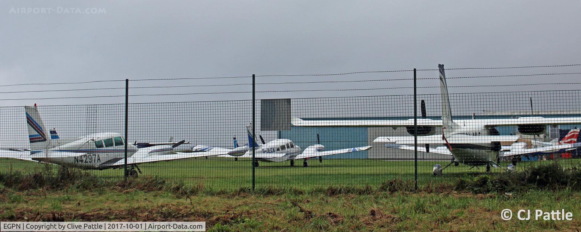 Dundee Airport, Dundee, Scotland United Kingdom (EGPN) - Behind the fence at Dundee
