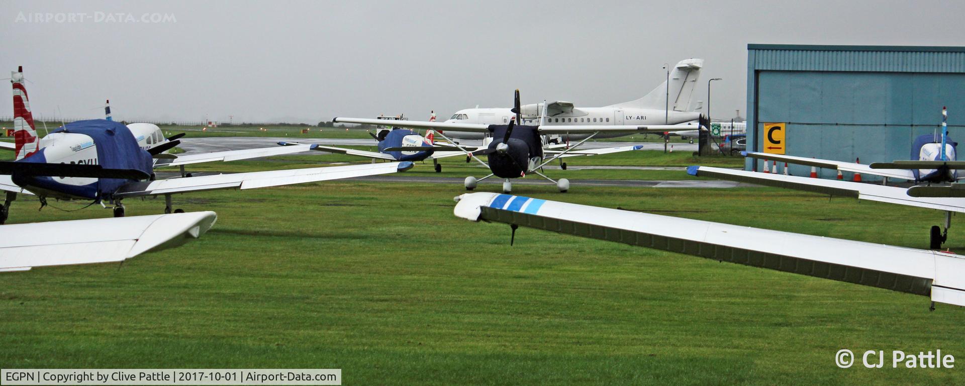 Dundee Airport, Dundee, Scotland United Kingdom (EGPN) - Dundee GA parking