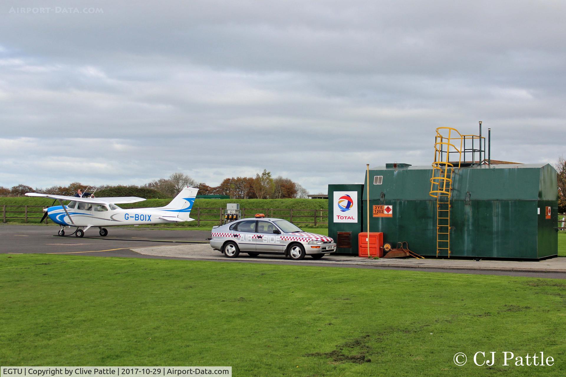 Dunkeswell Aerodrome Airport, Honiton, England United Kingdom (EGTU) - Refuelling point at Dunkeswell
