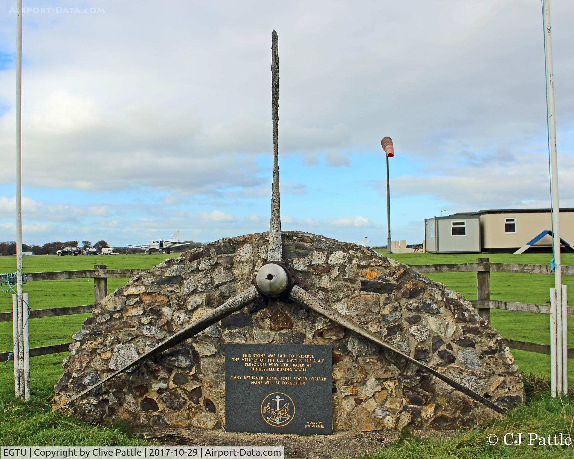 Dunkeswell Aerodrome Airport, Honiton, England United Kingdom (EGTU) - The Memorial at Dunkeswell Airfield