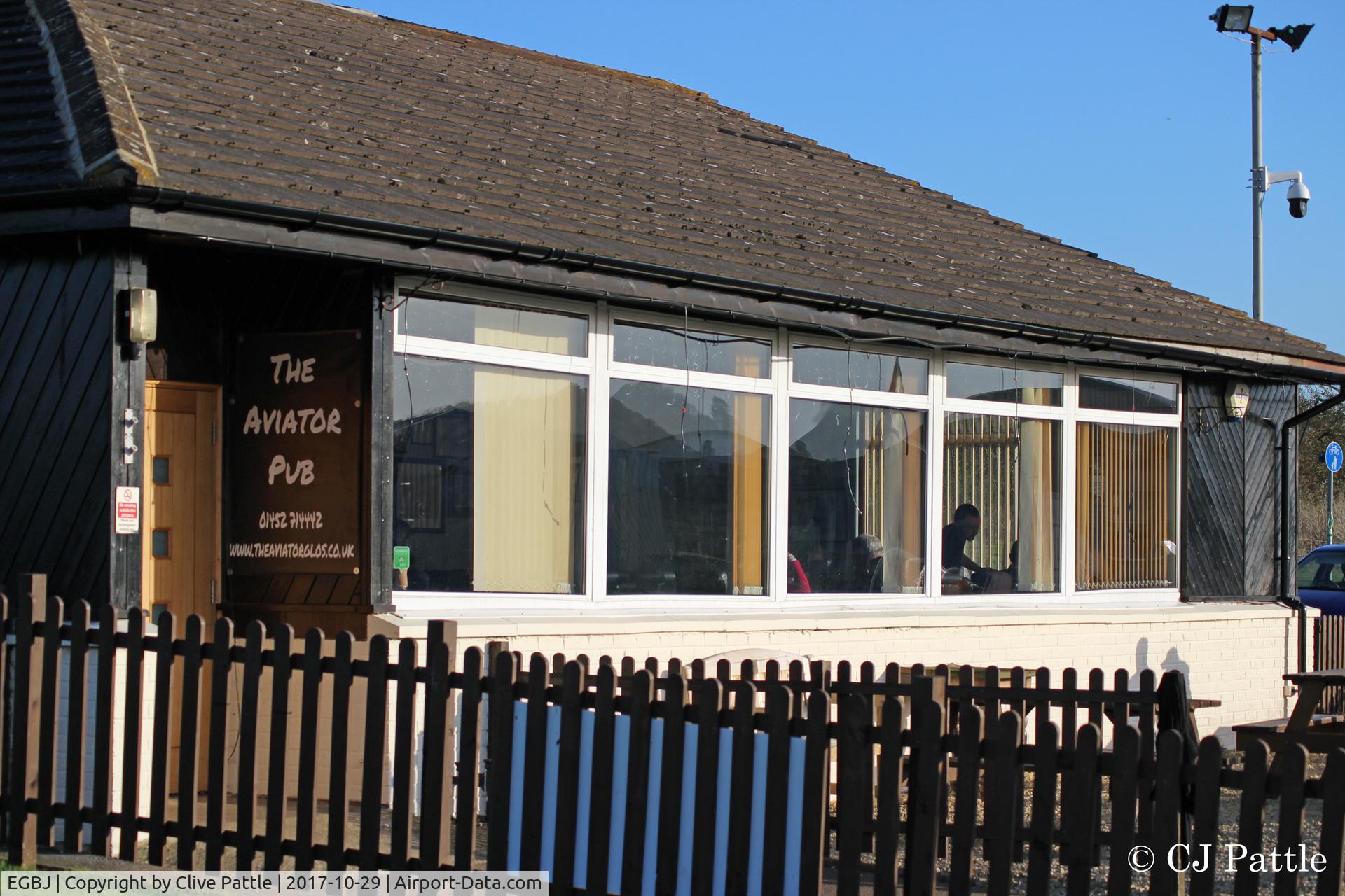 Gloucestershire Airport, Staverton, England United Kingdom (EGBJ) - The restaurant at EGBJ - excellent for spotters.