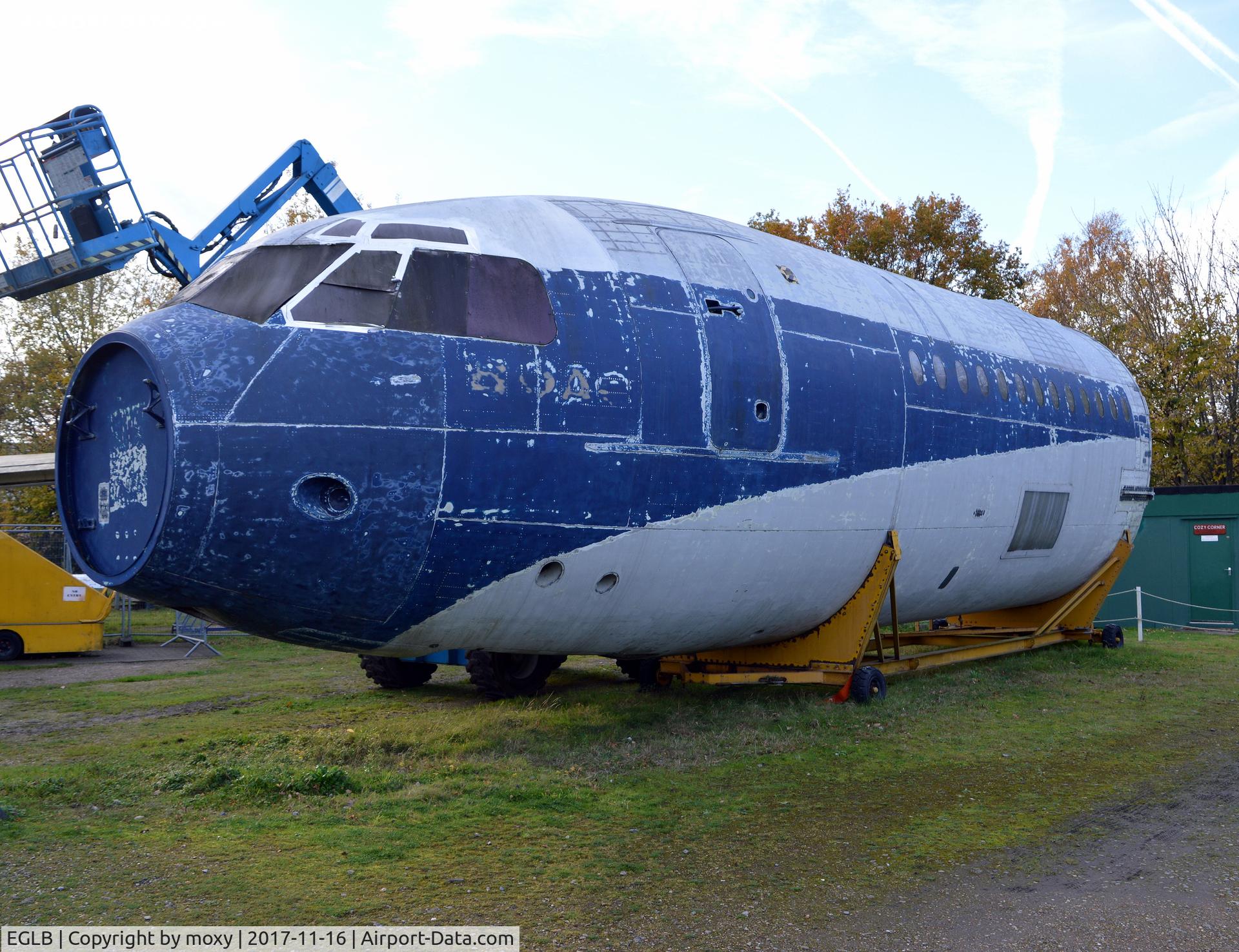 EGLB Airport - VC10 structural test section at Brooklands Aerodrome, Weybridge, England.