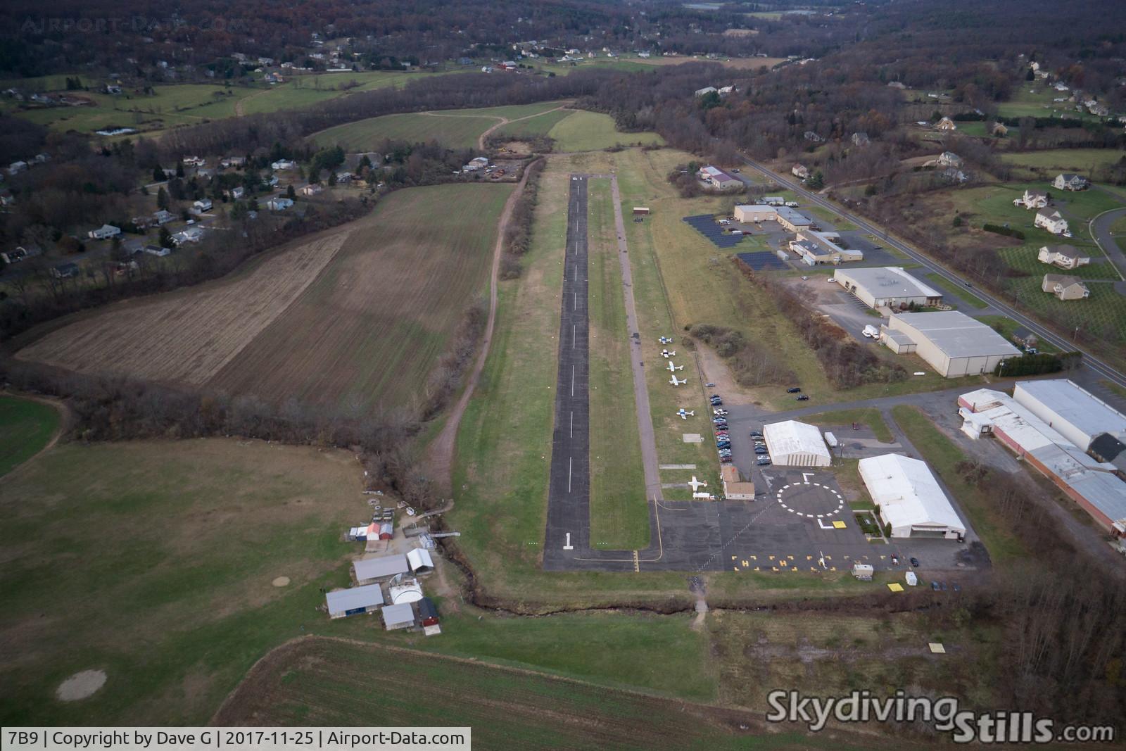 Ellington Airport (7B9) - Ellington Airport aerial.