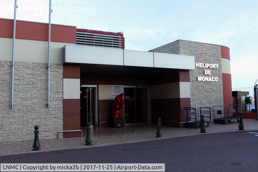 Monaco Heliport Airport, Monte Carlo Monaco (LNMC) - Terminal view