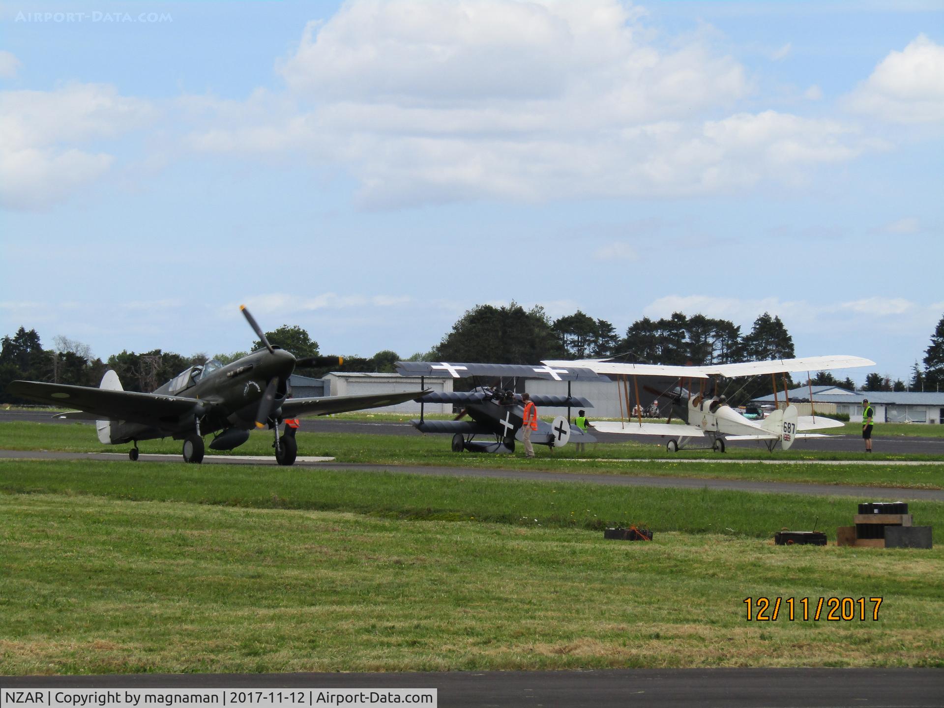 Ardmore Airport, Auckland New Zealand (NZAR) - trio of oldies at open day