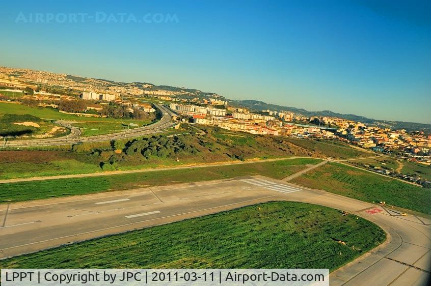 Portela Airport (Lisbon Airport), Portela, Loures (serves Lisbon) Portugal (LPPT) - The End of the Runway 35/17 