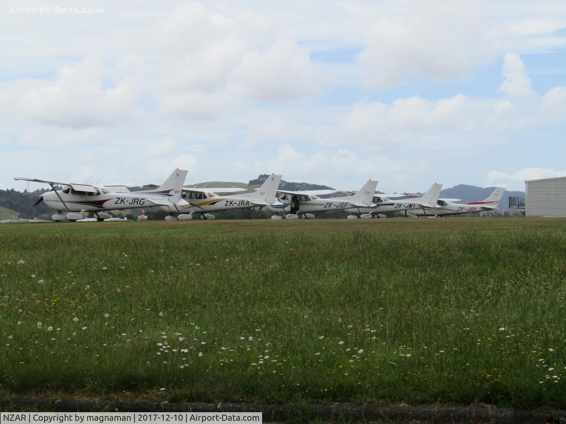 Ardmore Airport, Auckland New Zealand (NZAR) - club grass apron