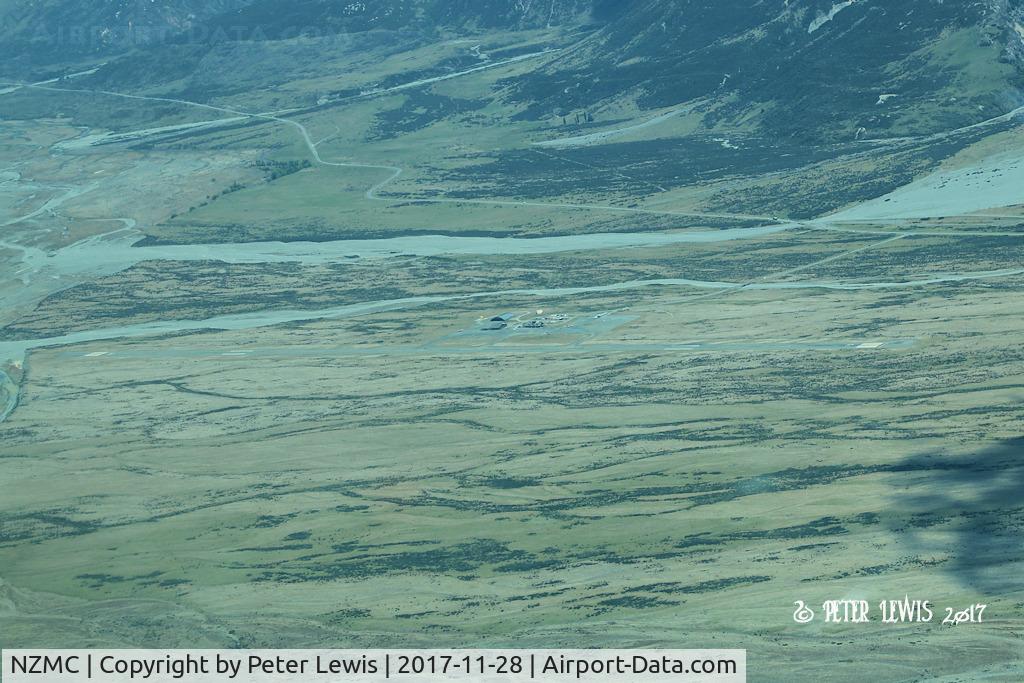 Mount Cook Aerodrome Airport, Aoraki/Mount Cook New Zealand (NZMC) - Mount Cook airfield departing from the downwind RW13