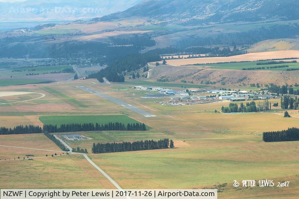 Wanaka Airport, Wanaka New Zealand (NZWF) - Wanaka airfield viewed from crosswind RW29