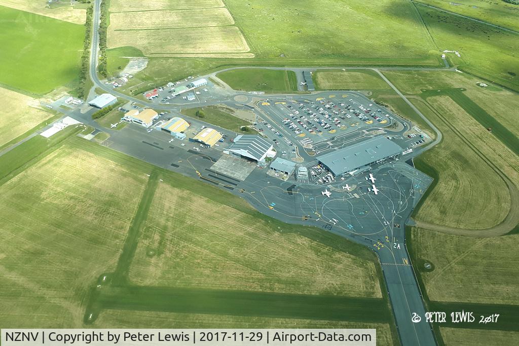Invercargill Airport, Invercargill New Zealand (NZNV) - Invercargill terminal buildings from overhead
