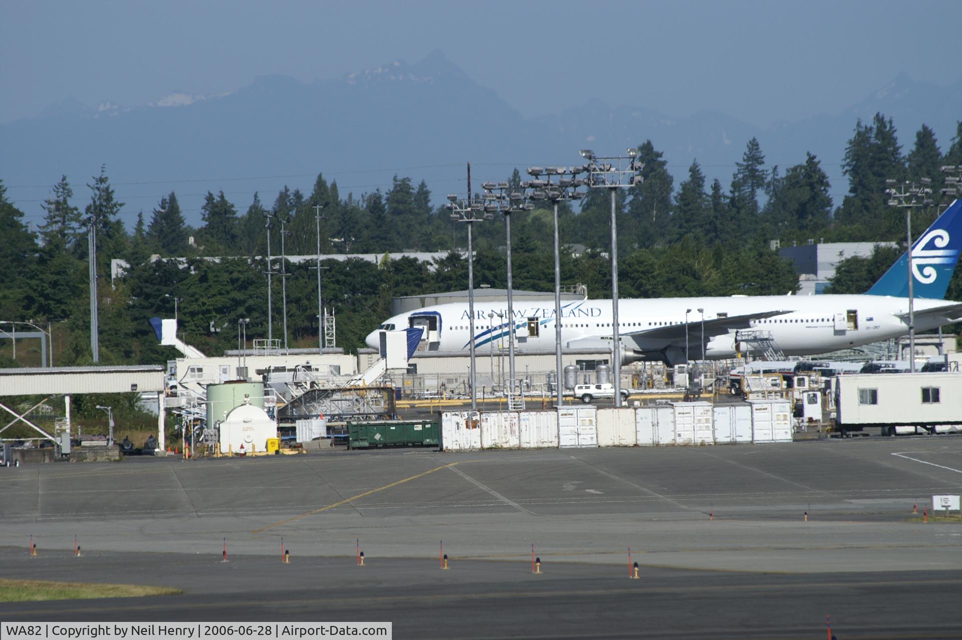 The Boeing Company Heliport (WA82) - Boeing did not permit any photography on the site tour - this pix was taken from the car park.  I was with a tour group in June 2006