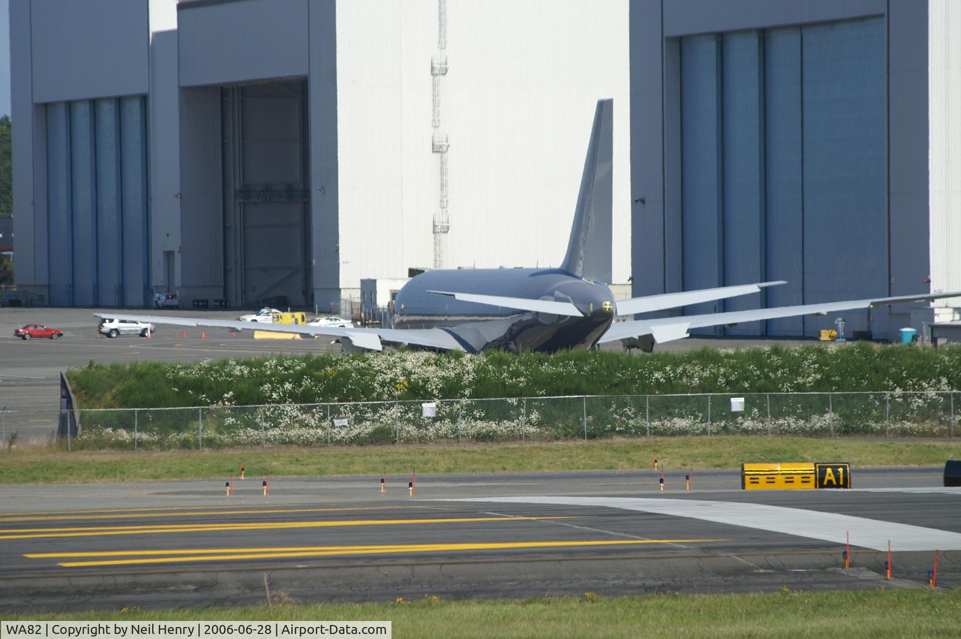 The Boeing Company Heliport (WA82) - Taken from the car park at the Boeing plant, Everett, WA. just prior to a site tour in June 2006.  No photography was permitted inside the plant.
