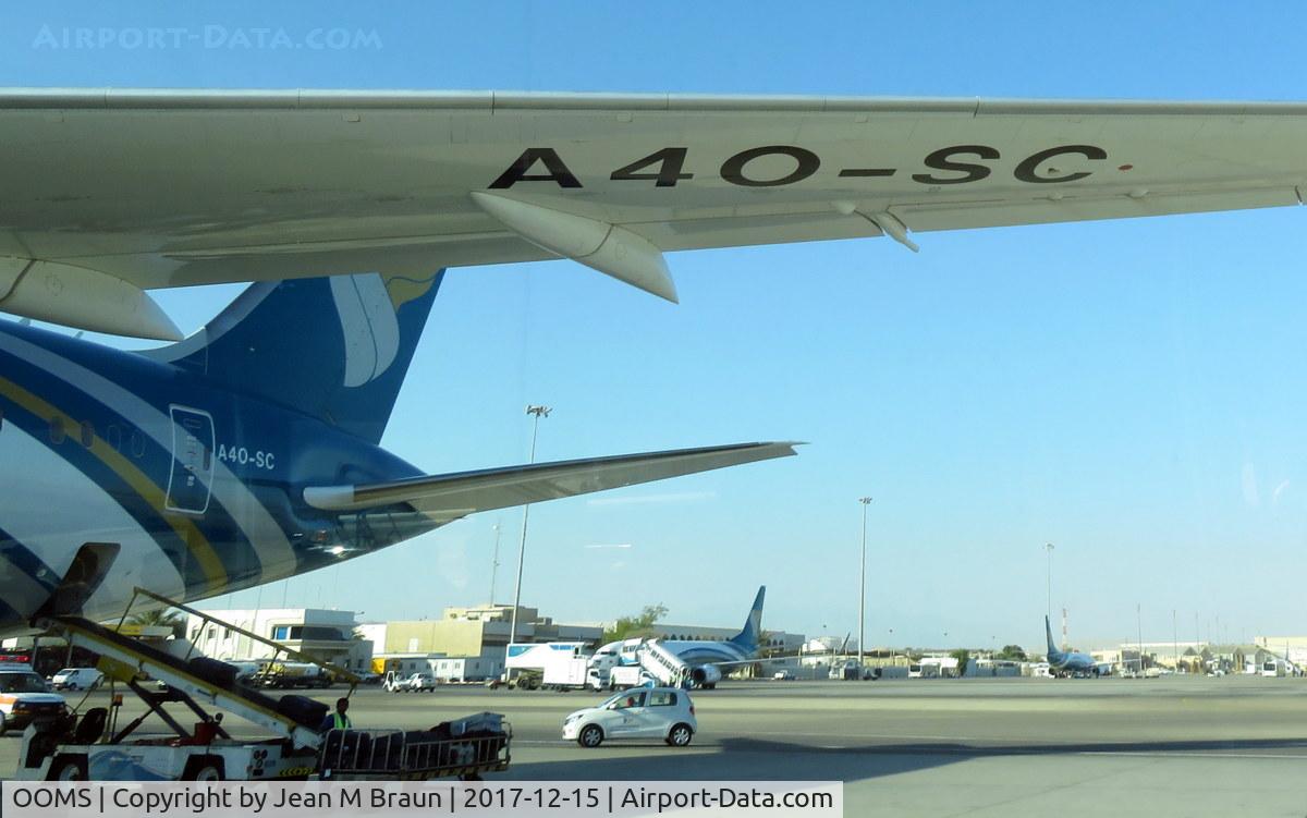 Seeb International Airport, Muscat Oman (OOMS) - Muscat International Airport formerly known as Seeb International Airport. The present 1970 terminal has no jet-bridges. Bus services are used for all flights which keeps walking distances to a minimum. MCT is the best airport in the M.E. 