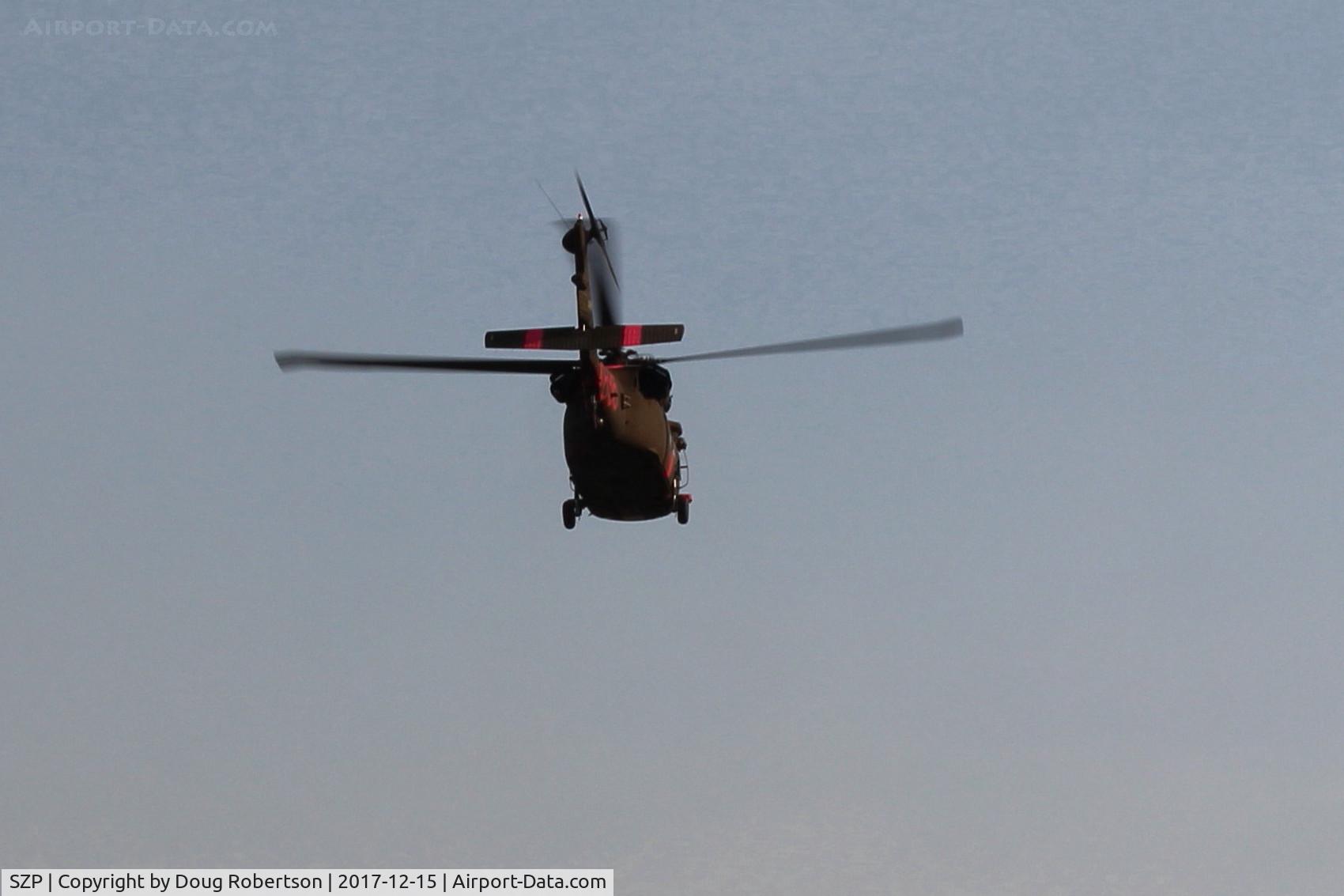 Santa Paula Airport (SZP) - Inbound Firebomber to SZP FireBase, no visible registration markings
