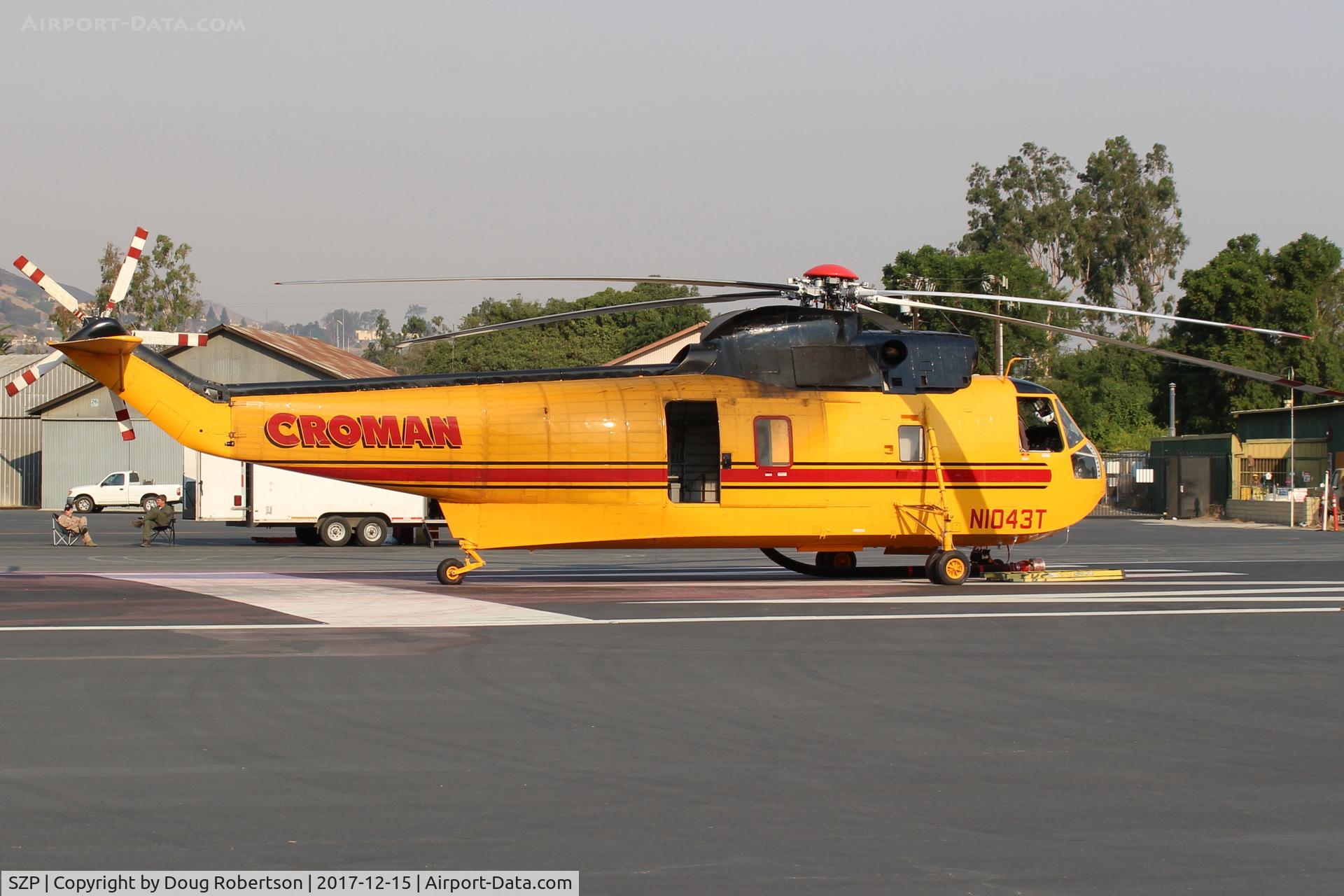 Santa Paula Airport (SZP) - N1043T 1982 Sikorsky S-61A Firebomber at SZP FireBase