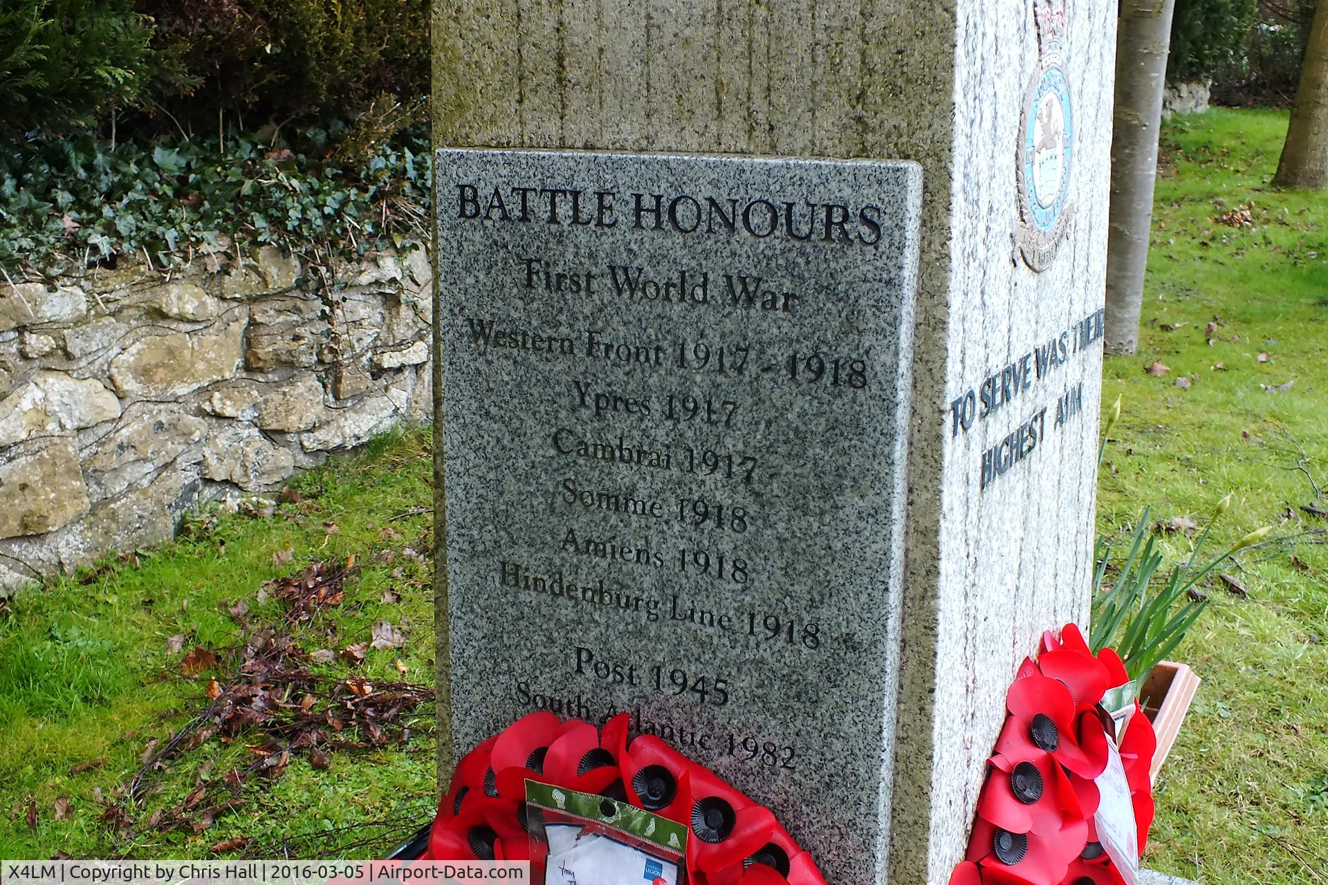 X4LM Airport - RAF Ludford Magna memorial