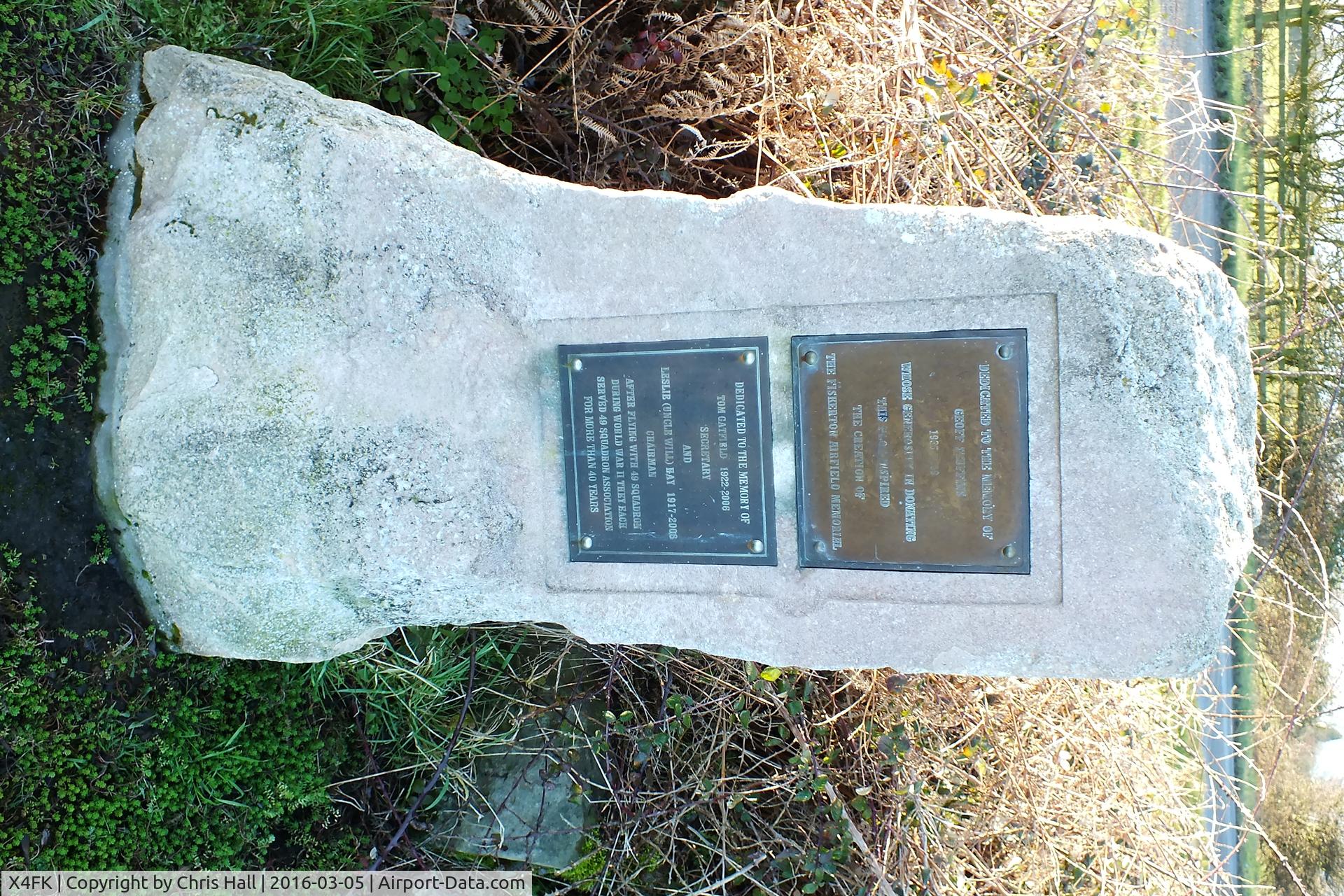 X4FK Airport - RAF Fiskerton memorial