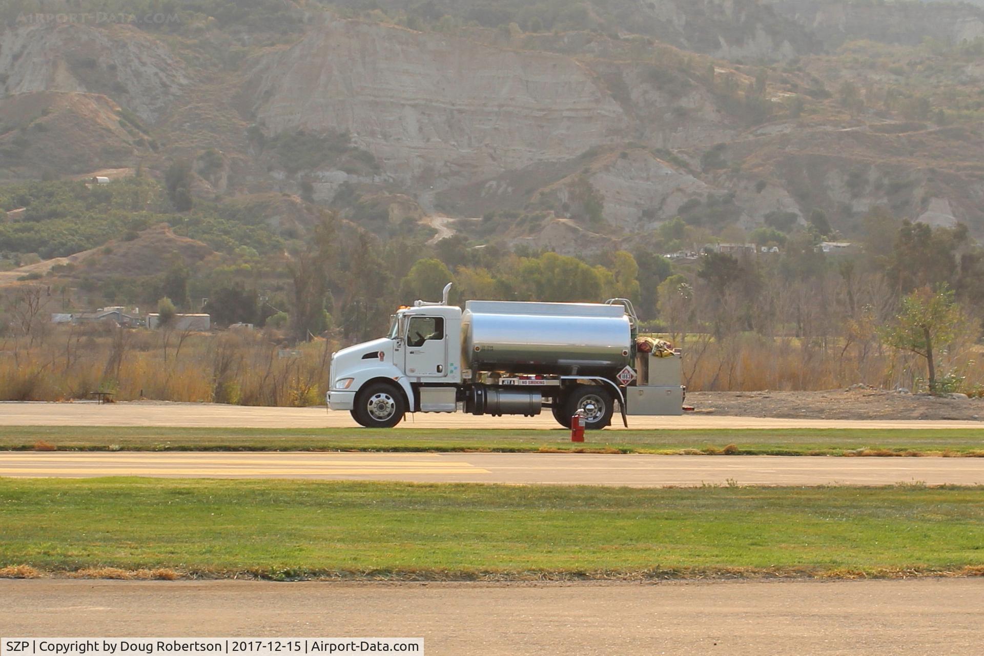 Santa Paula Airport (SZP) - Another Fueler-JET-A parked at SZP FireBase, serving the Thomas FireBombers.