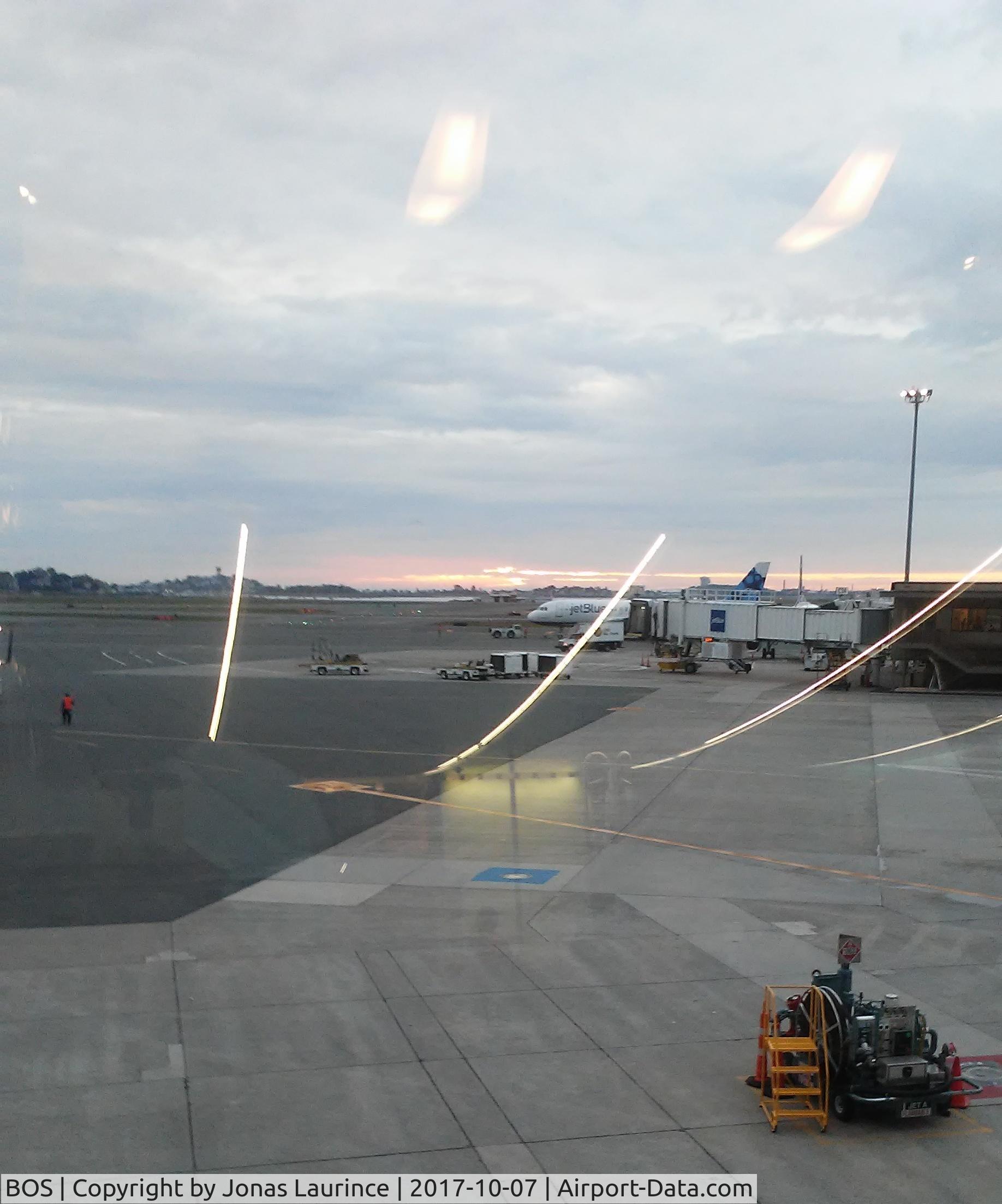 General Edward Lawrence Logan International Airport (BOS) - Sunrise view from the Logan Airport of Boston