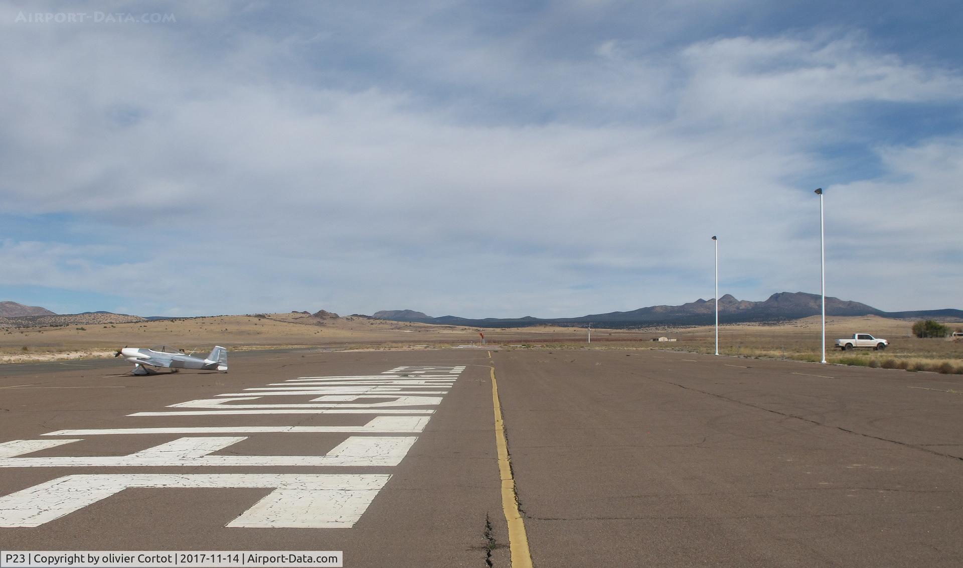 Seligman Airport (P23) - the tarmac