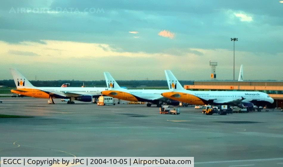 Manchester Airport, Manchester, England United Kingdom (EGCC) - Old Monarch Fleet, Gone. At Sunset...