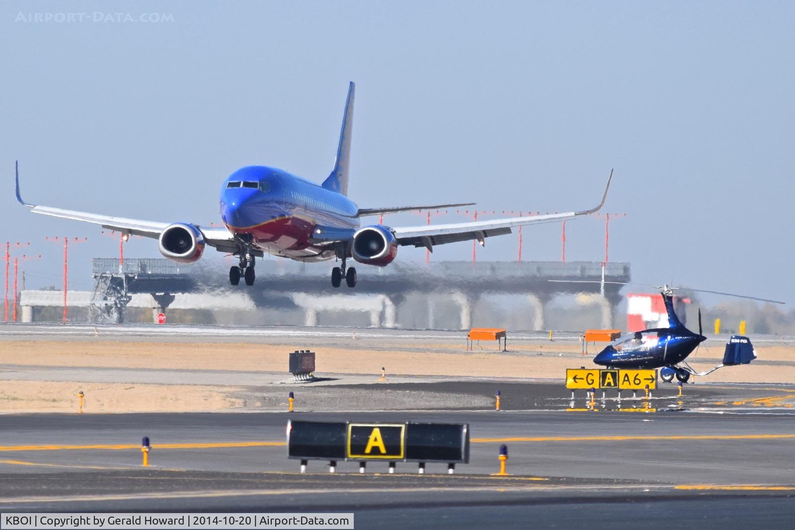 Boise Air Terminal/gowen Fld Airport (BOI) - Would a wake turbulence warning apply to the taxiway?