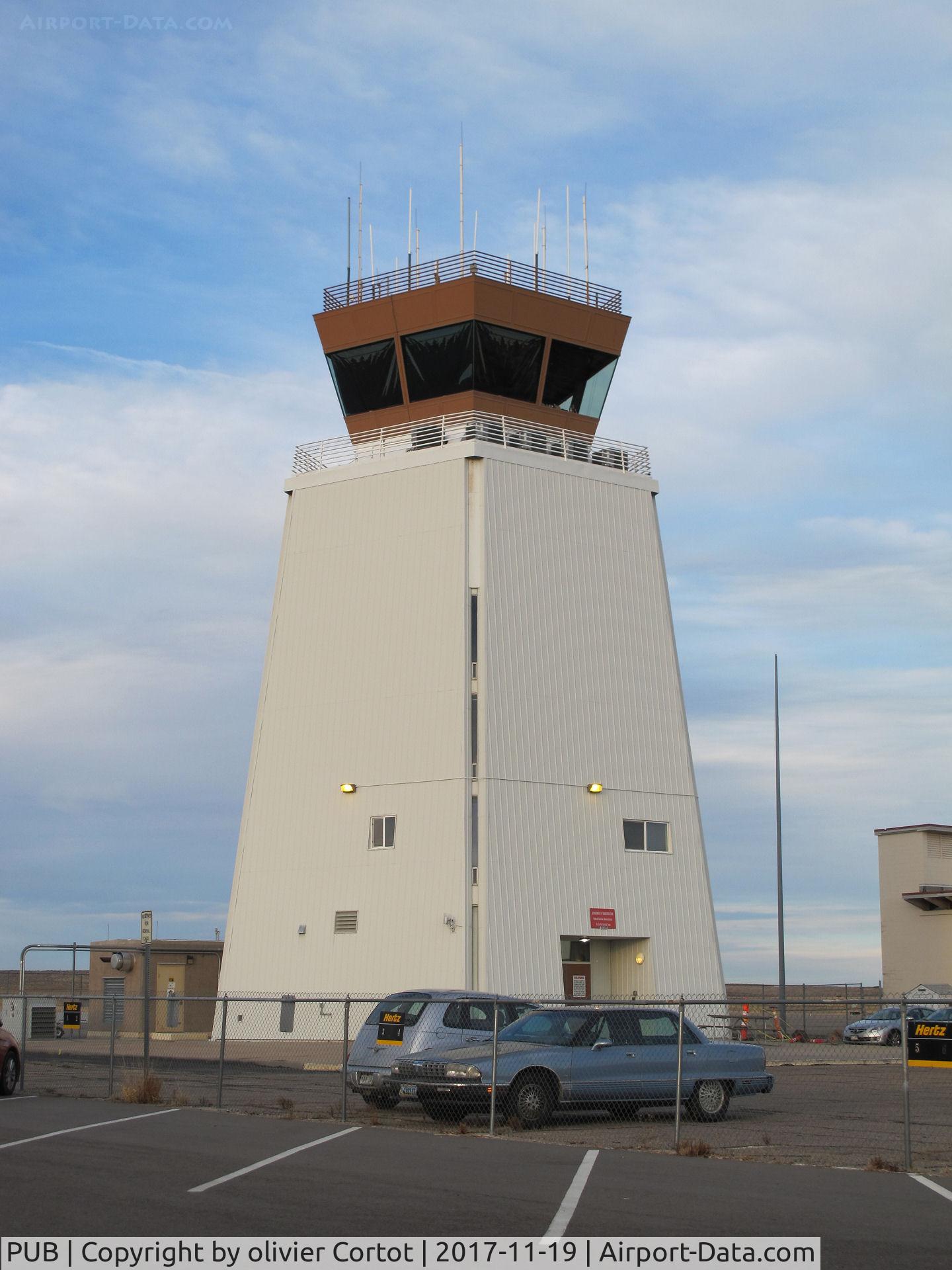 Pueblo Memorial Airport (PUB) - the control tower