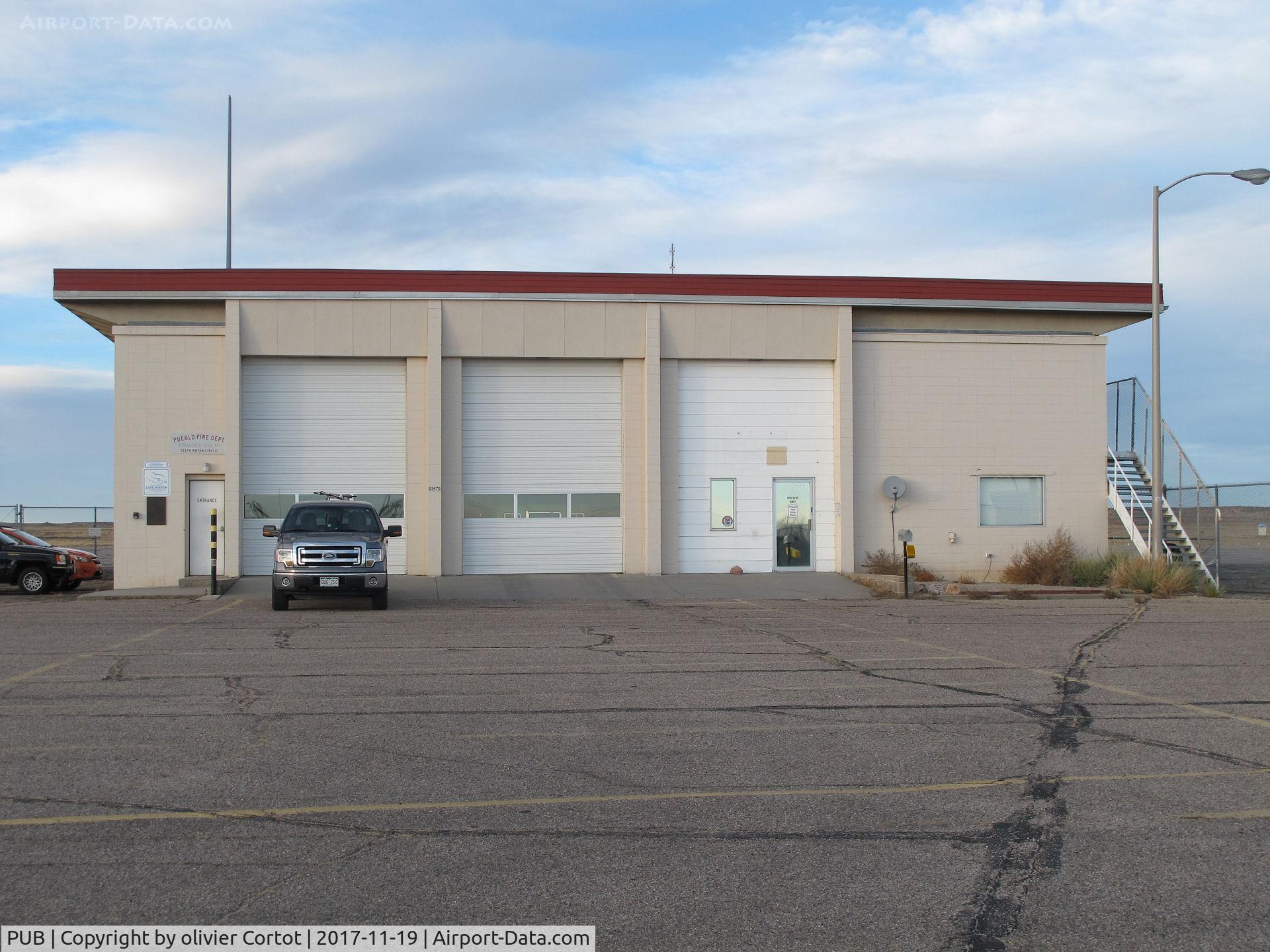 Pueblo Memorial Airport (PUB) - the fire dept building